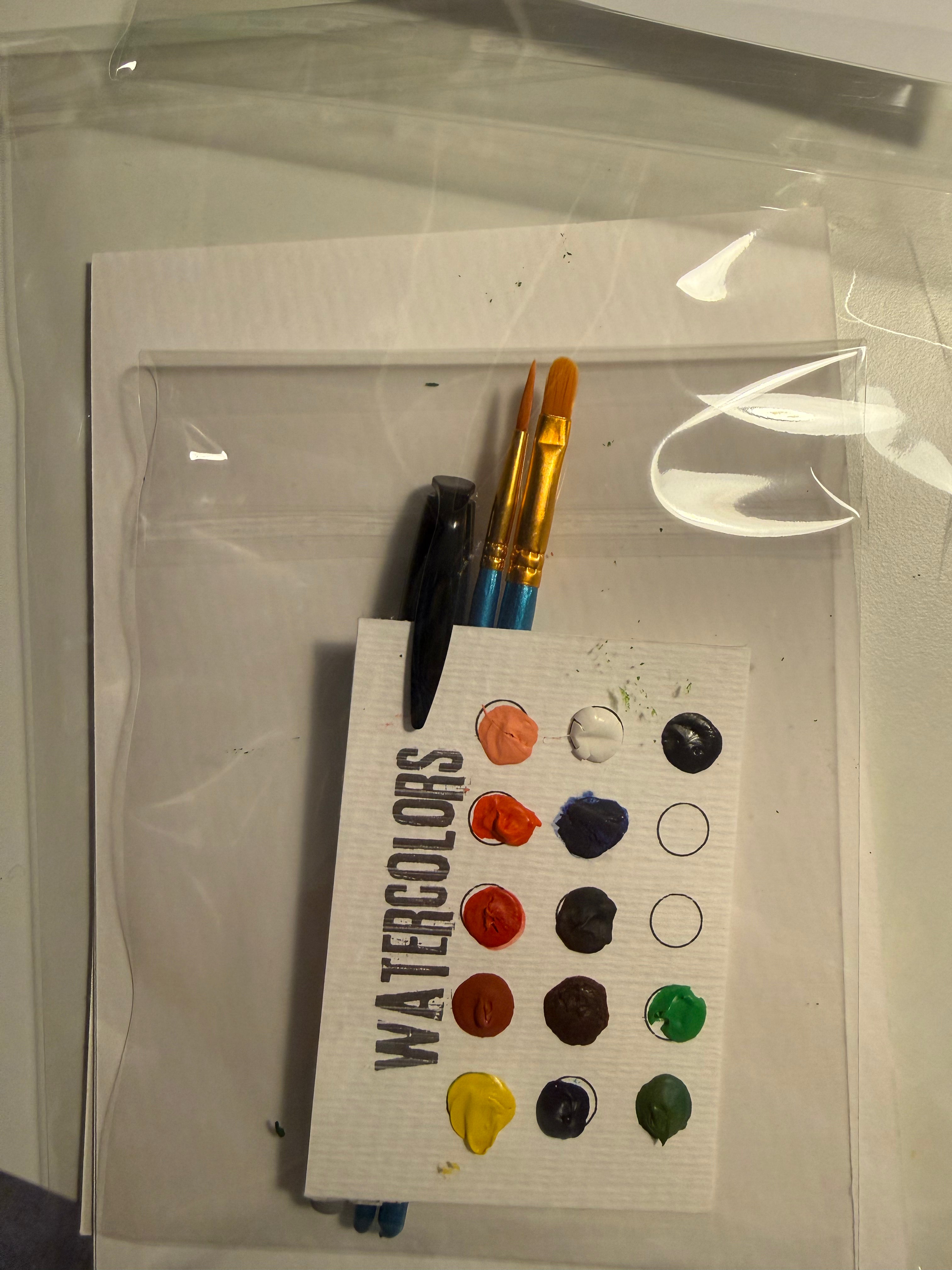 DIY Watercolor Painting Kit Butterflies & Flowers