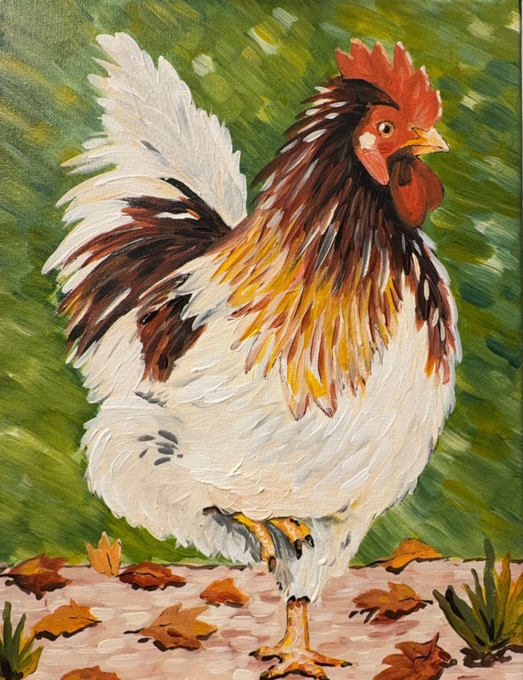 DIY Canvas Painting Kit Rooster
