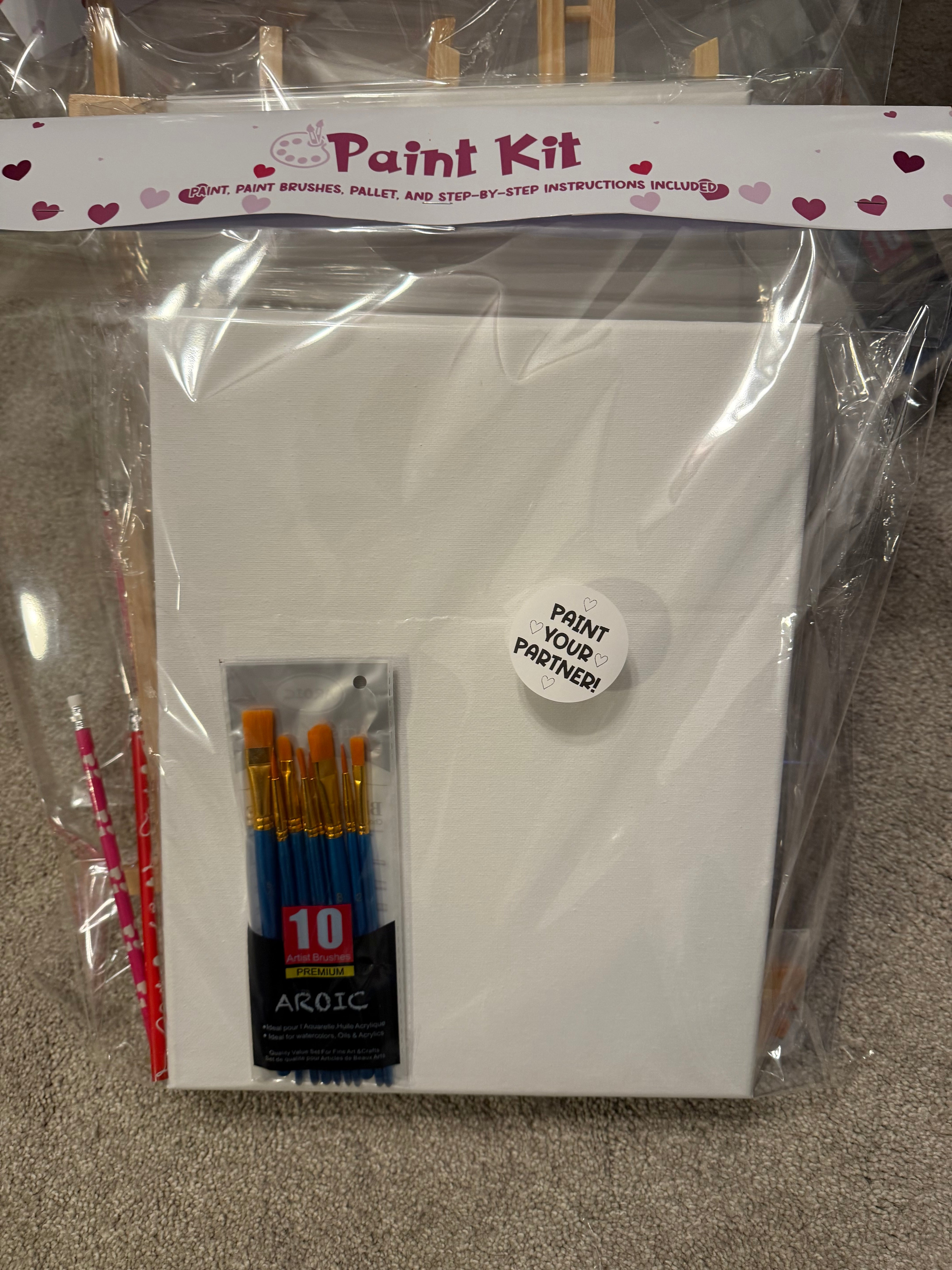 DIY Canvas Painting Kit DATE NIGHT Paint Each Other