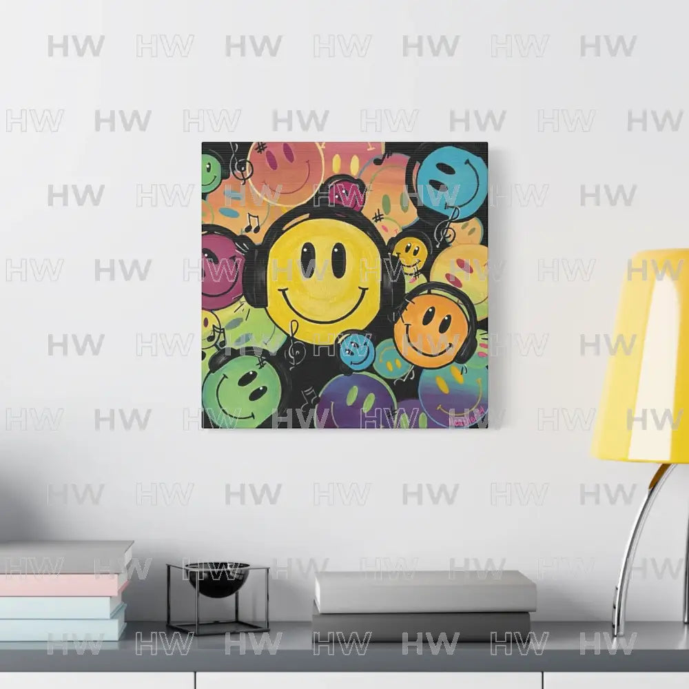 Art: Smile Verse Canvas Print - 16″ x 16″ / 1.25’’ - Canvas