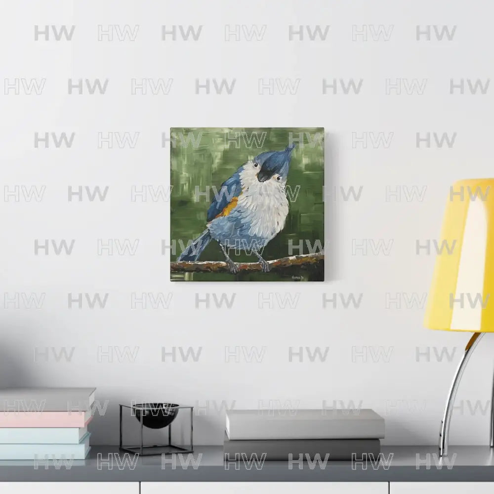 Art: Tufted Titmouse Bird Print Canvas Print - Canvas
