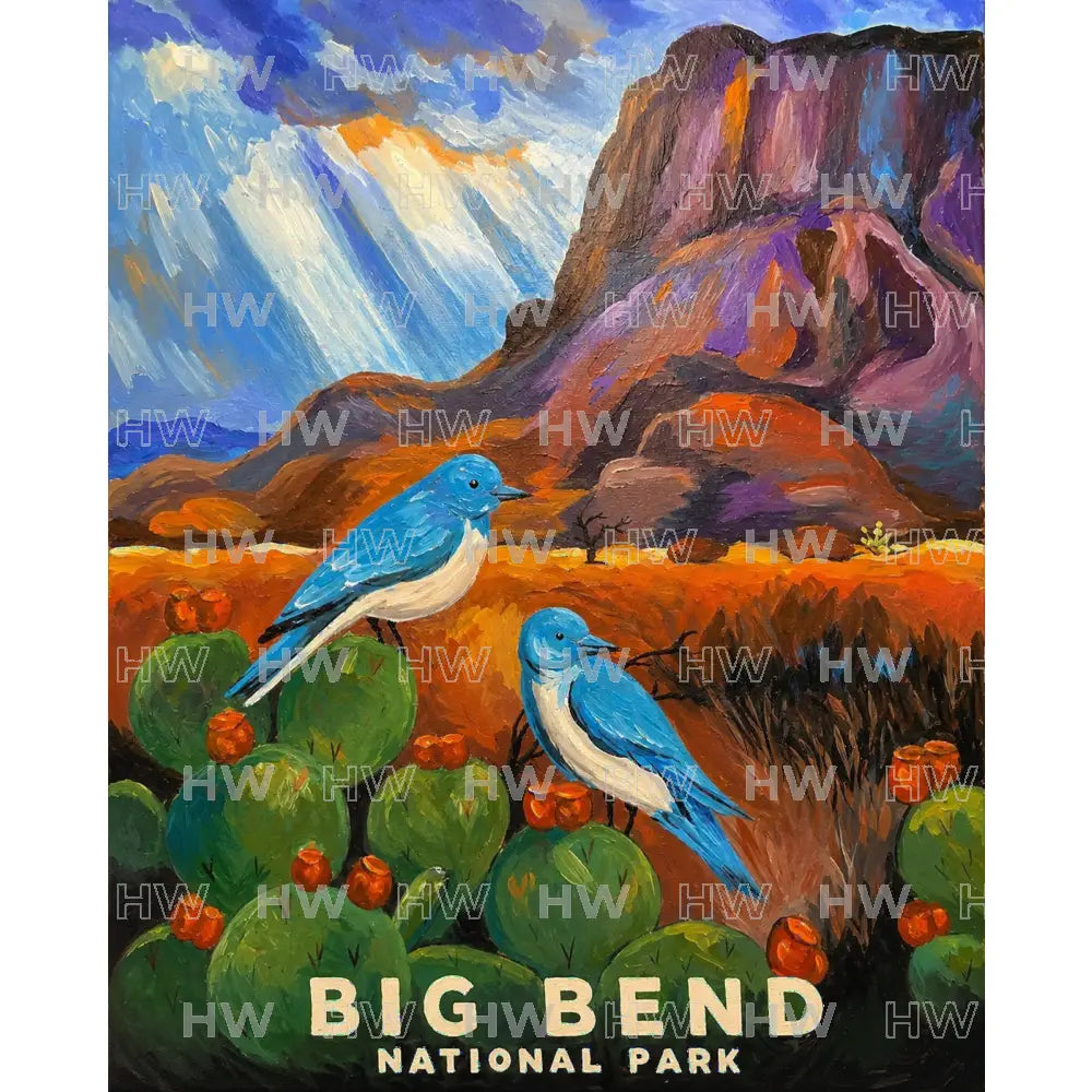 DIY Canvas Painting Kit Big Bend - Canvas Original