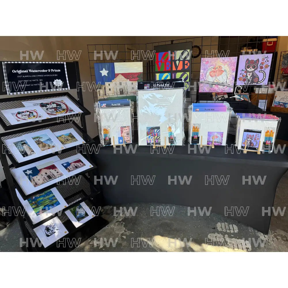 DIY Canvas Painting Kit Highland Cow and Calf Canvas Original