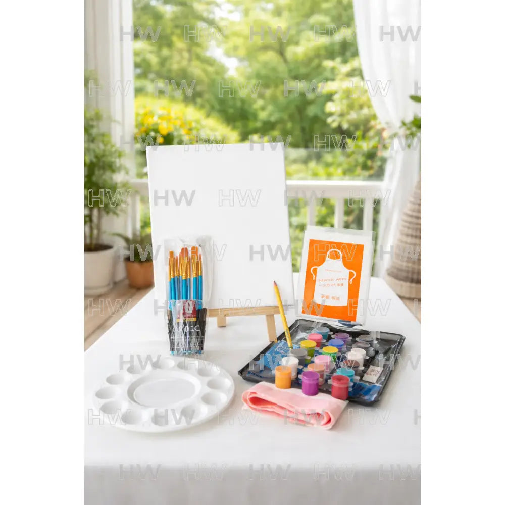 DIY Canvas Painting Kit Highland Cow and Calf Canvas Original