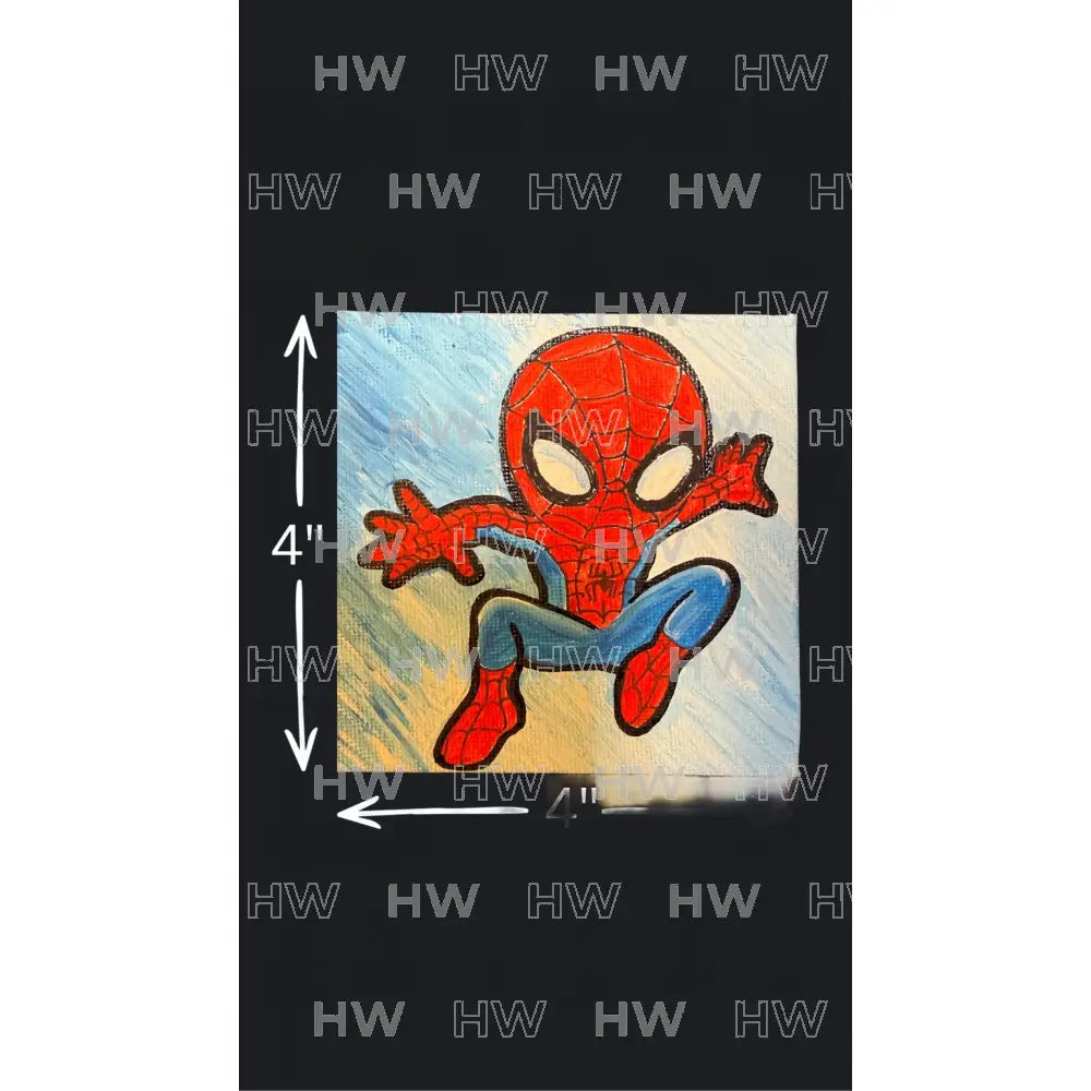 DIY Canvas Painting Kit MINIs Set of 7 - 4’’x4’’ (SET OF 7) - Canvas Original