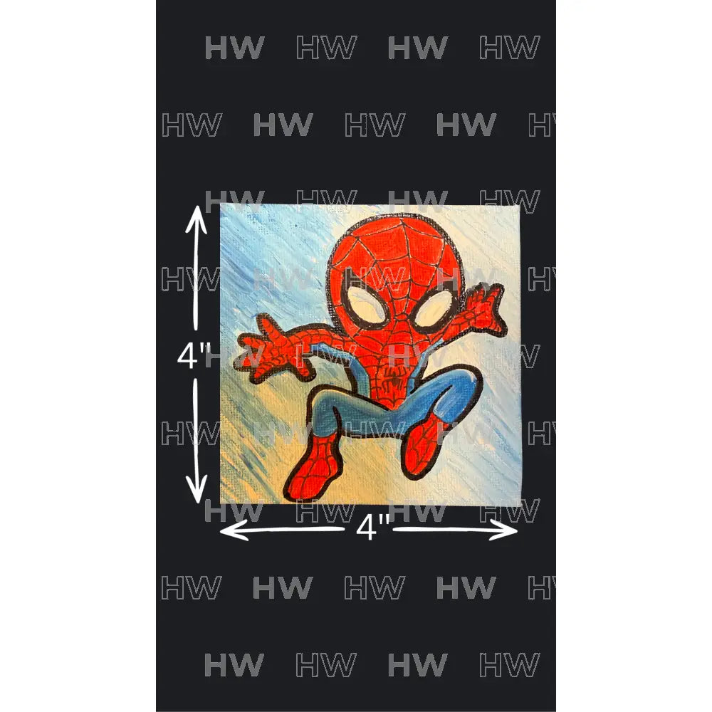 DIY Canvas Painting Kit MINIs Set of 7 - 4’’x4’’ (SET OF 7) - Canvas Original