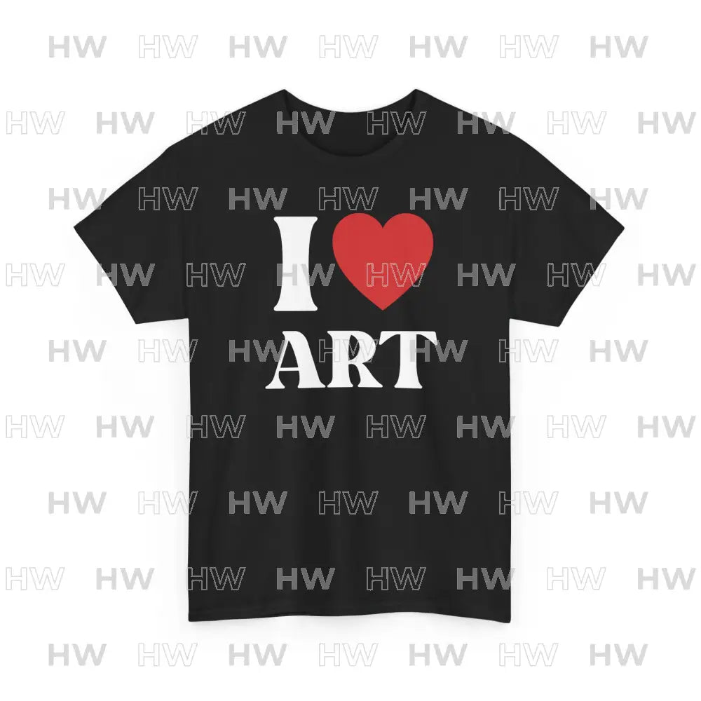 Retro Style-I ❤️ Art Artist Smock Tee All Over Prints