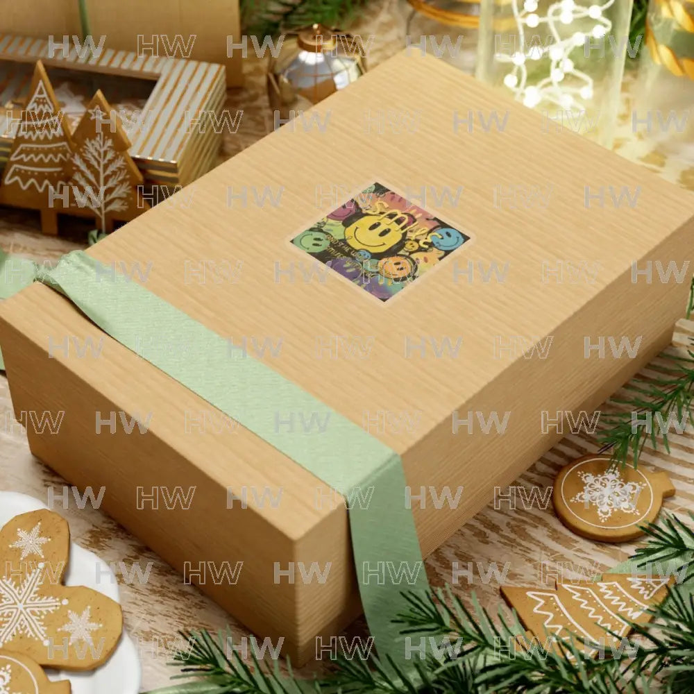 Sticker: Smile and the Whole World Smiles with You Kiss-Cut Stickers - Paper products