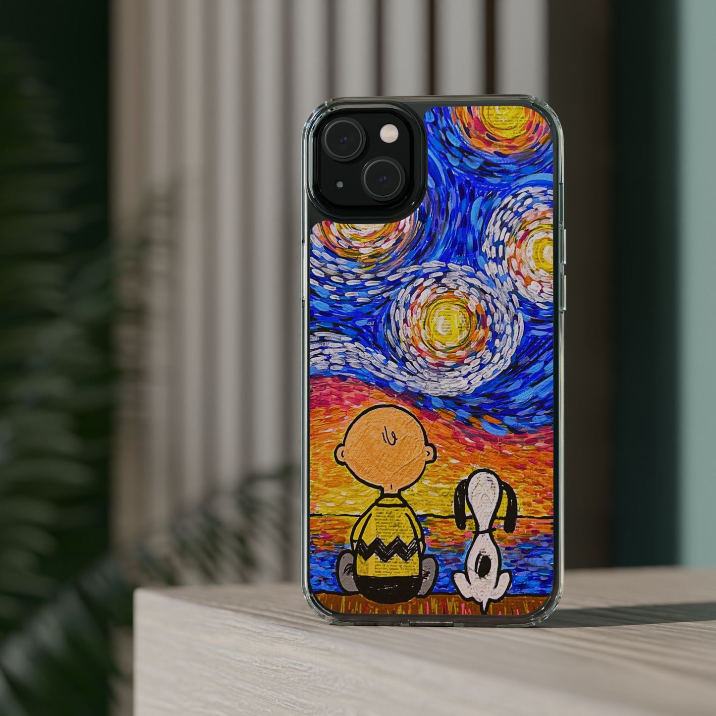 Phone Case: Starry Night at Lake Clear Cases