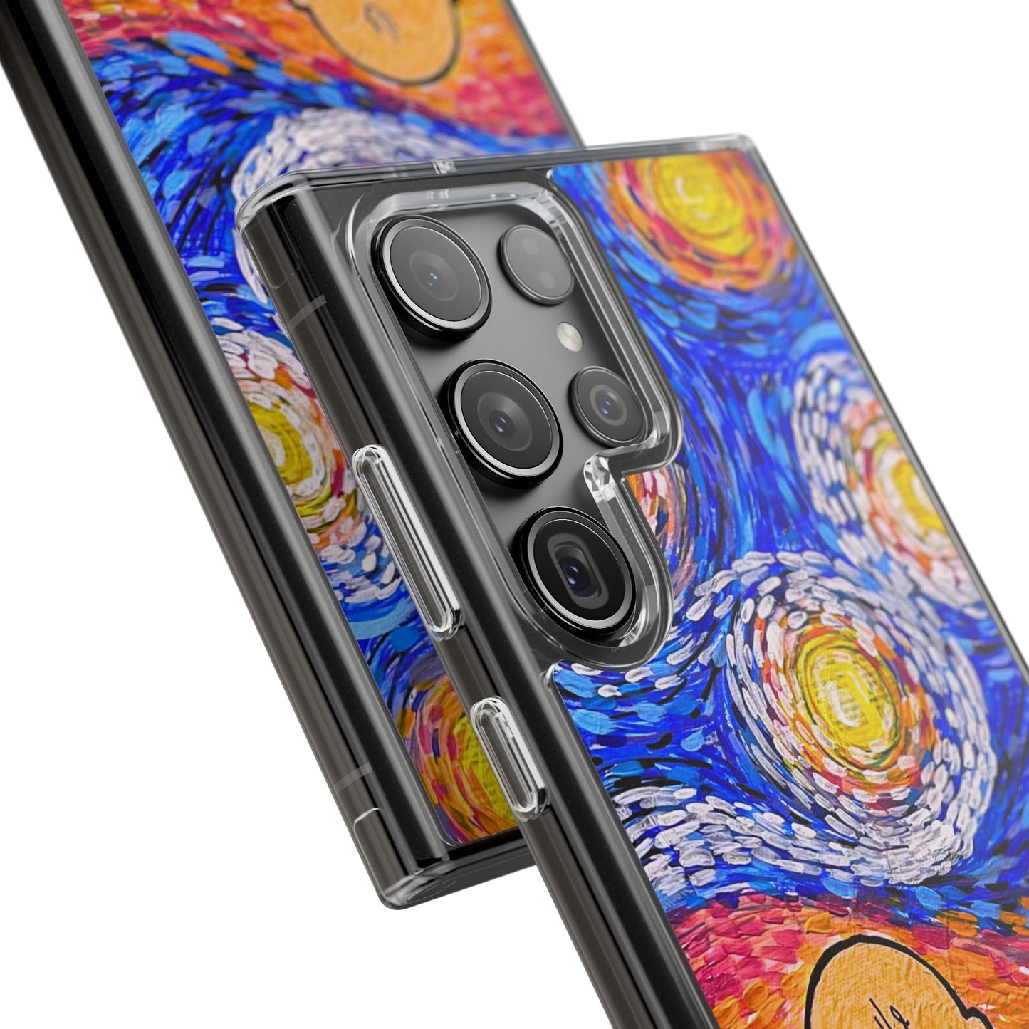 Phone Case: Starry Night at Lake Clear Cases