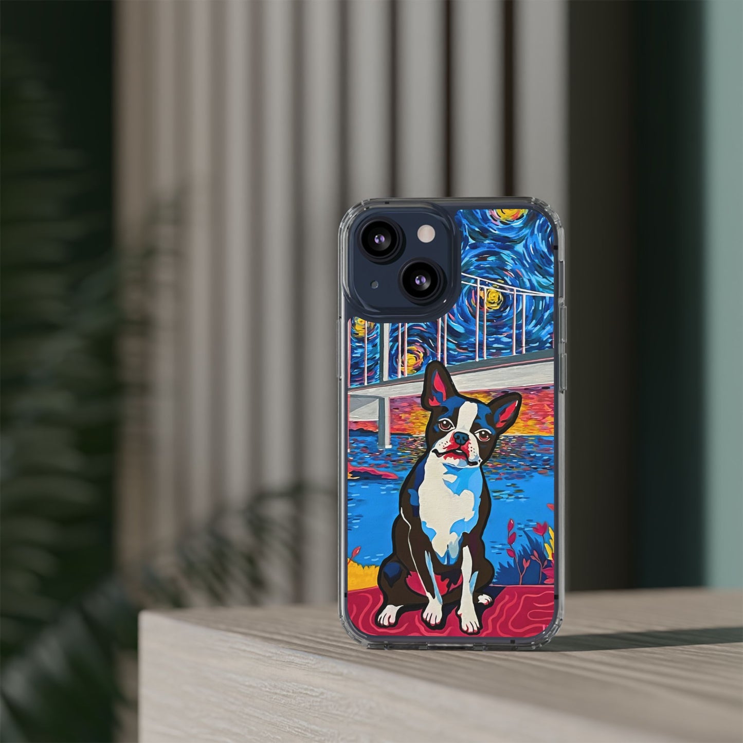 Phone Case: Boston Terrier Clear Cases