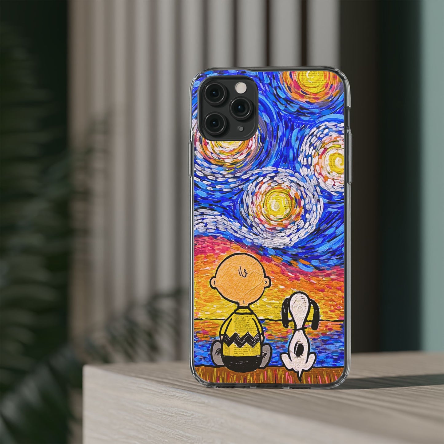 Phone Case: Starry Night at Lake Clear Cases