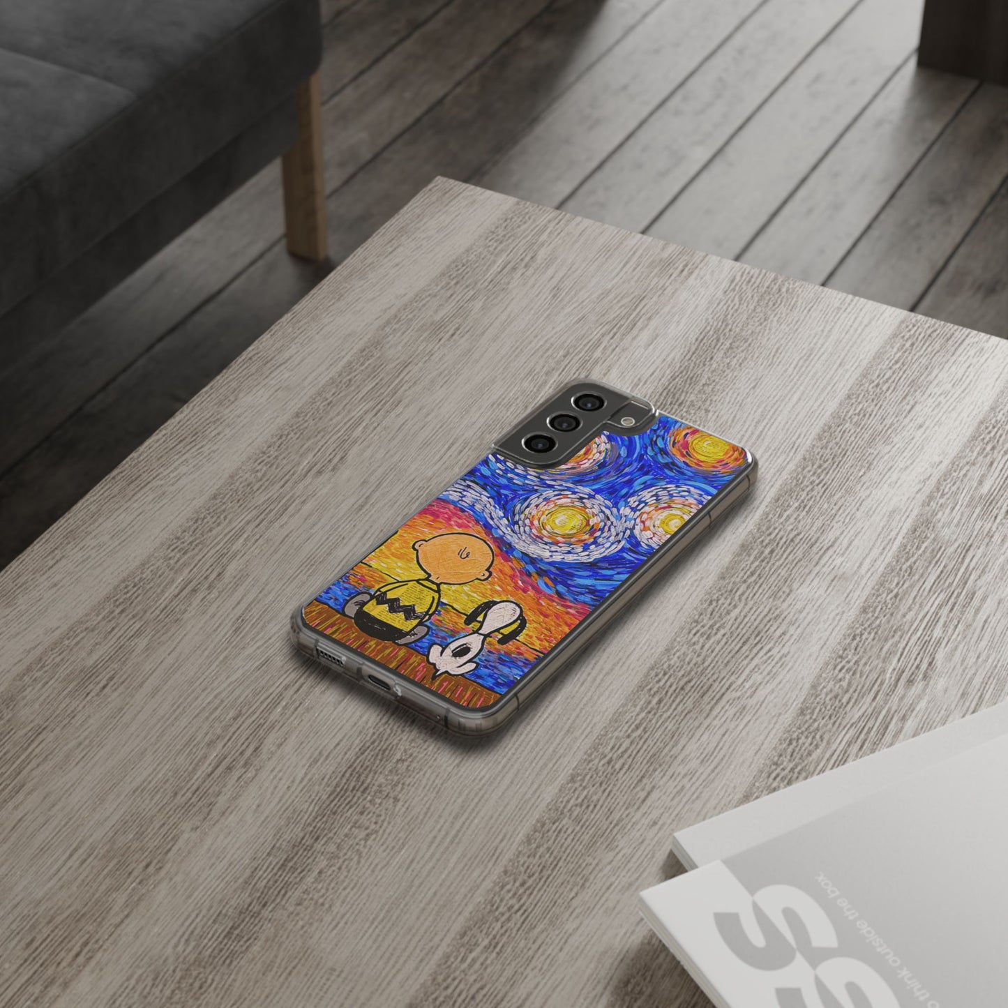 Phone Case: Starry Night at Lake Clear Cases