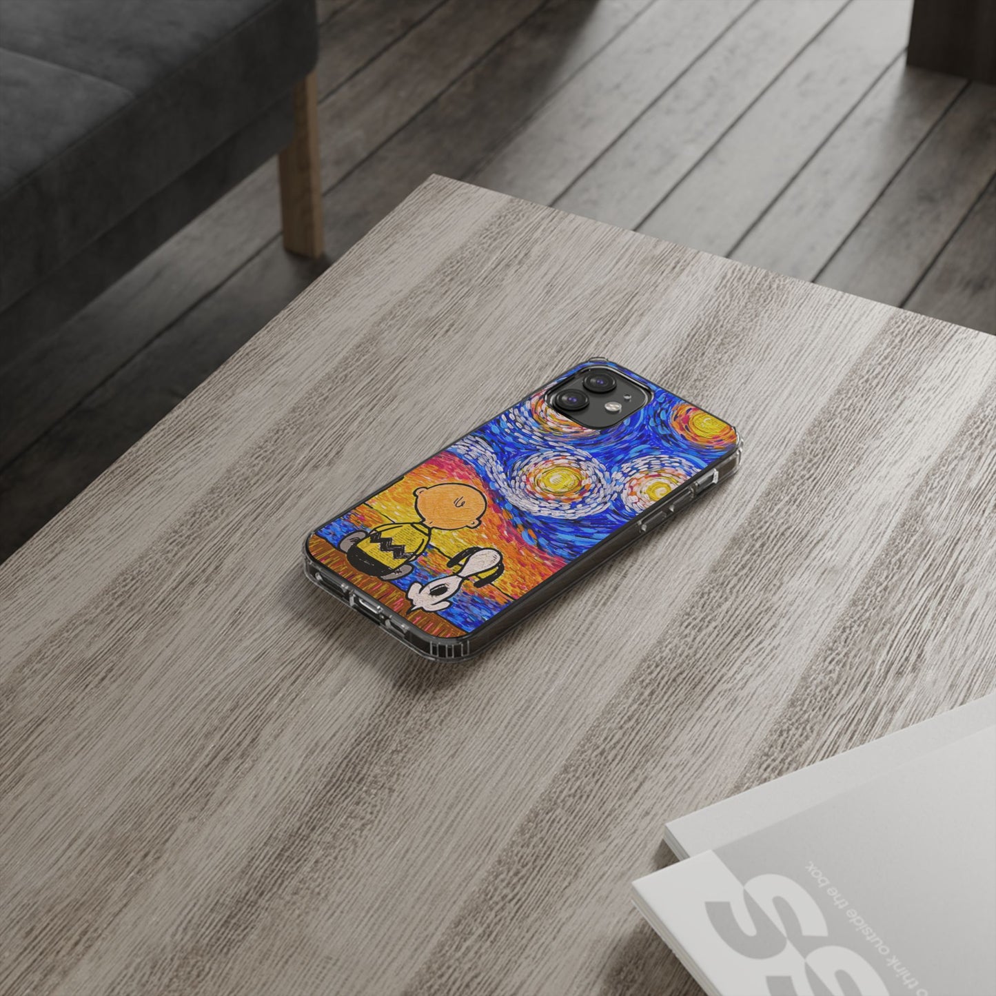 Phone Case: Starry Night at Lake Clear Cases