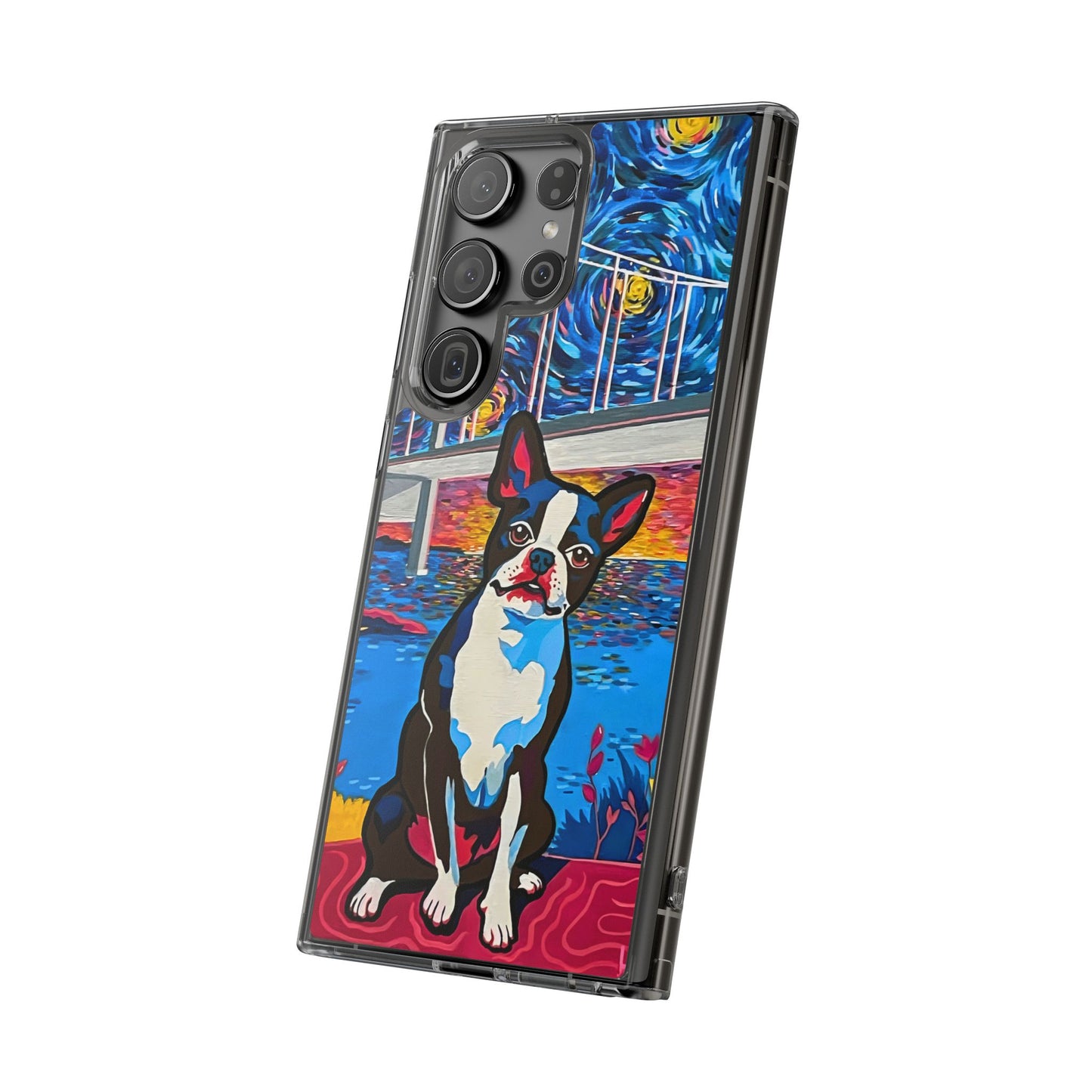 Phone Case: Boston Terrier Clear Cases