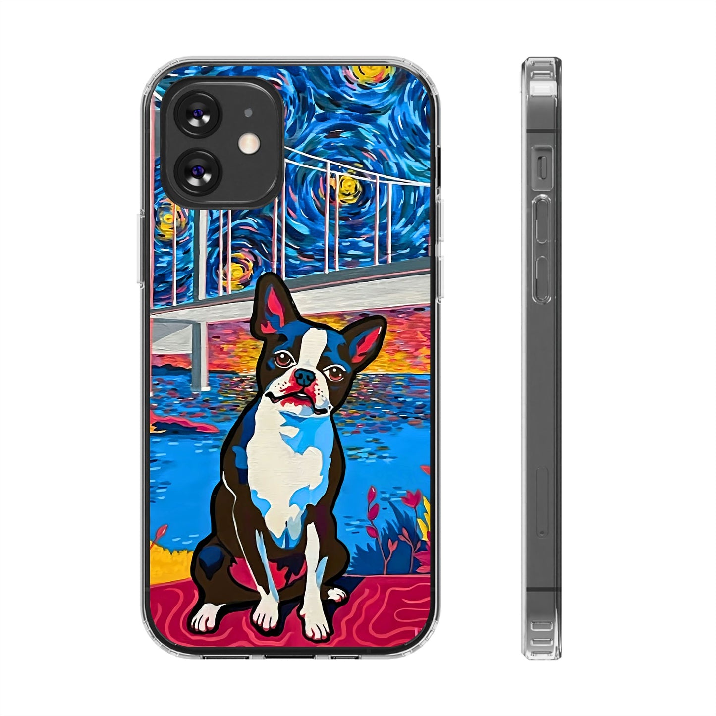 Phone Case: Boston Terrier Clear Cases