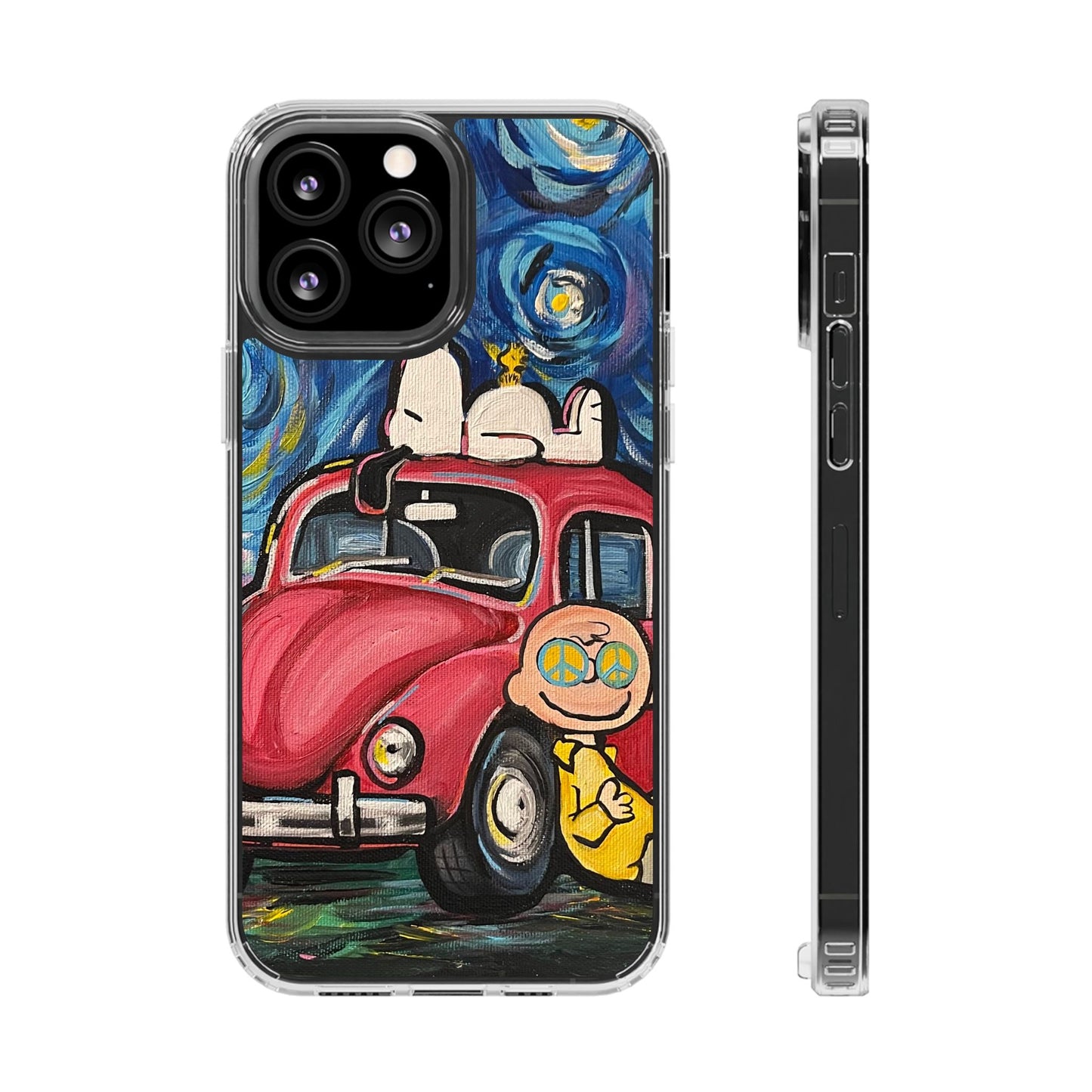 Phone Case: Starry Night with Bug Clear Cases