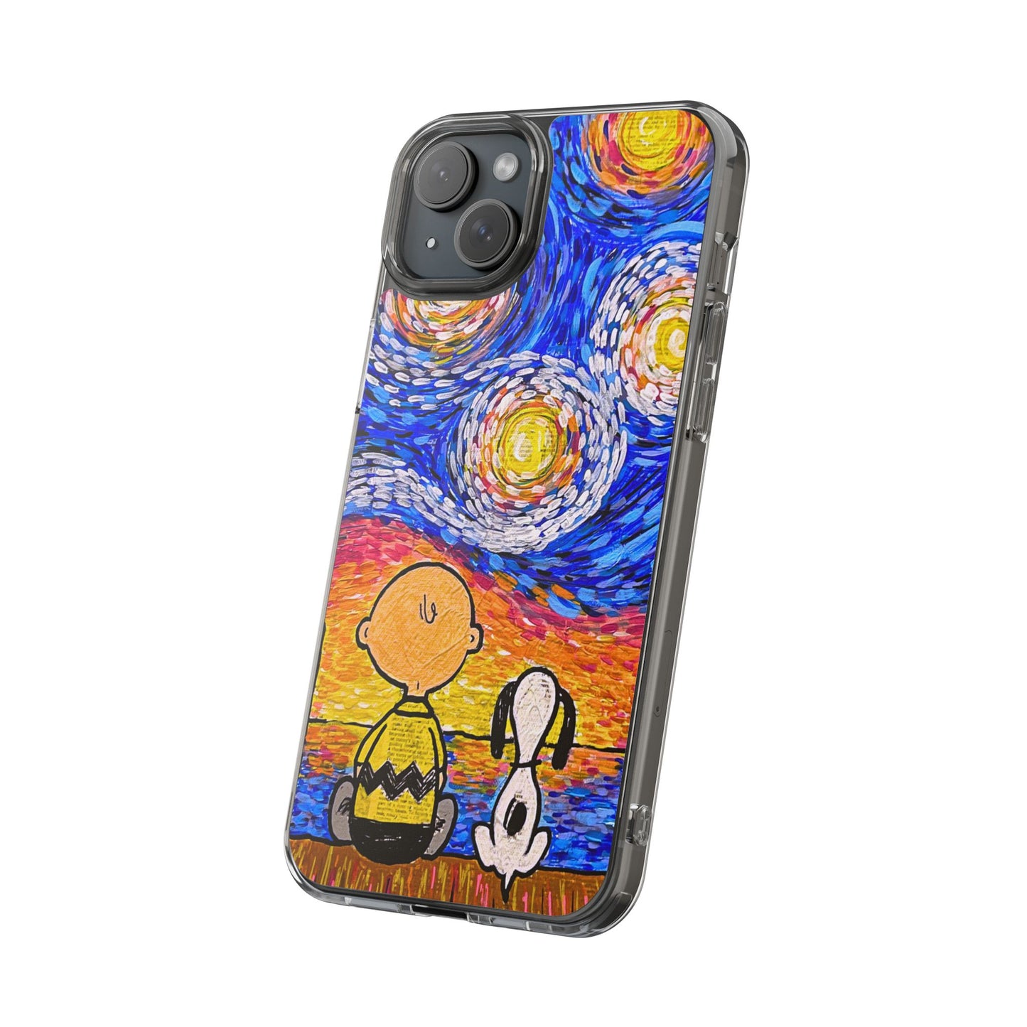 Phone Case: Starry Night at Lake Clear Cases