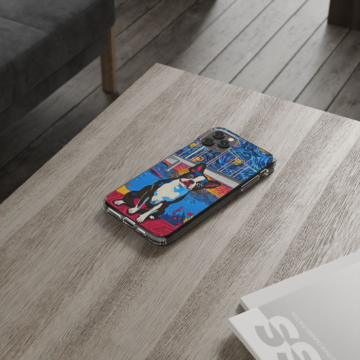 Phone Case: Boston Terrier Clear Cases