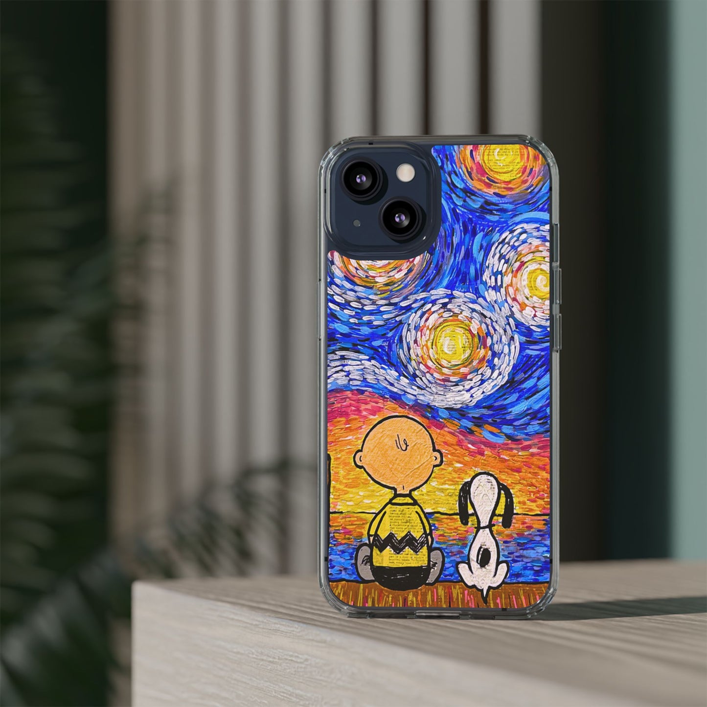Phone Case: Starry Night at Lake Clear Cases