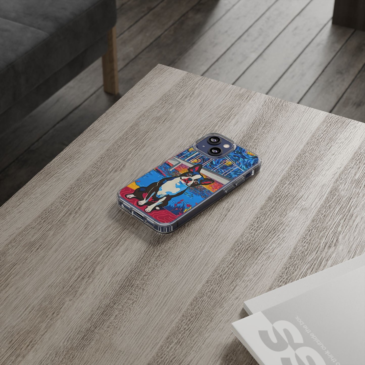 Phone Case: Boston Terrier Clear Cases
