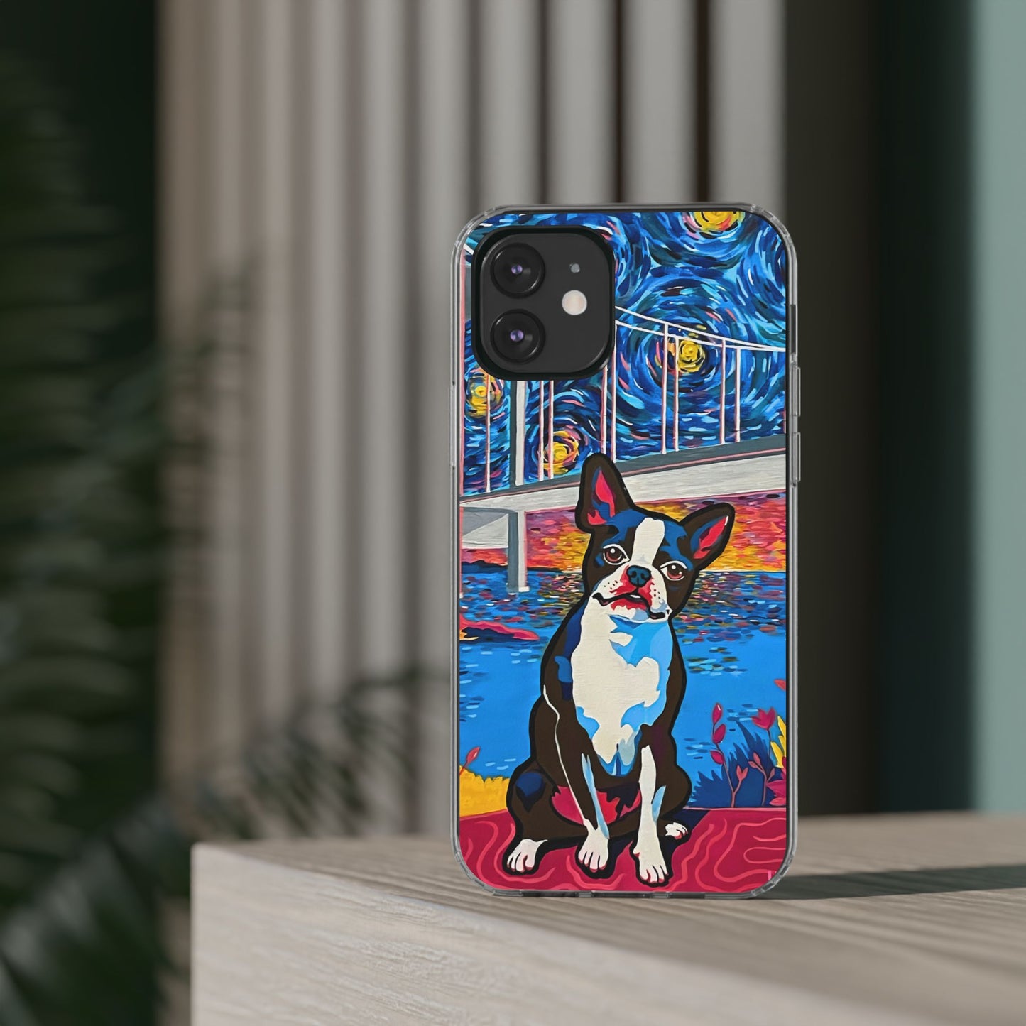Phone Case: Boston Terrier Clear Cases