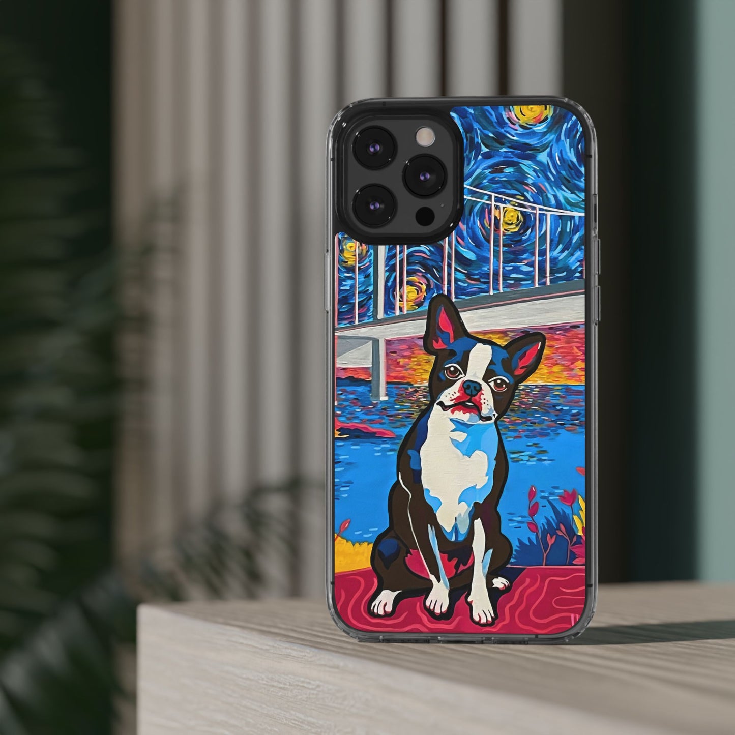 Phone Case: Boston Terrier Clear Cases