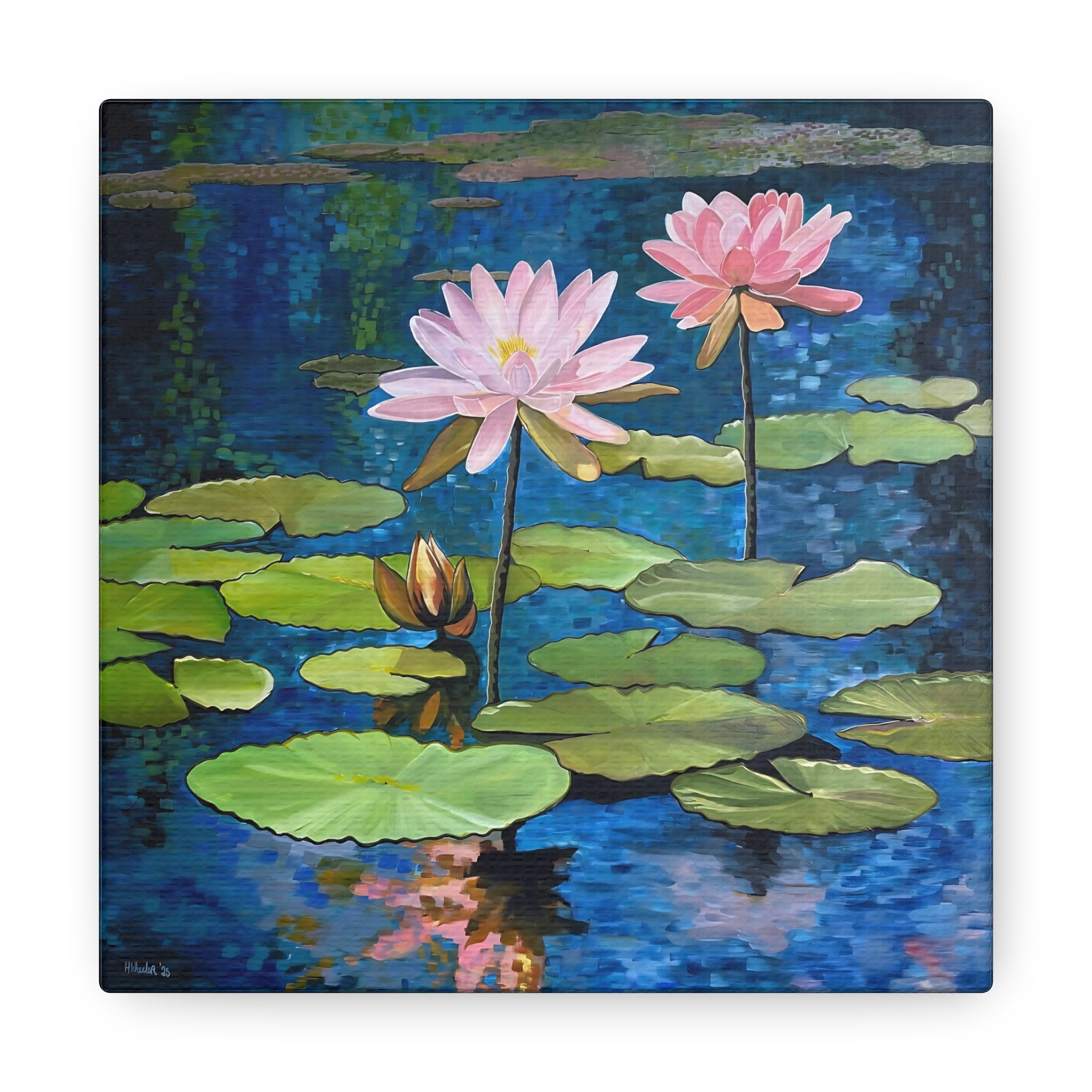 Art: Lotus Flower Canvas Print