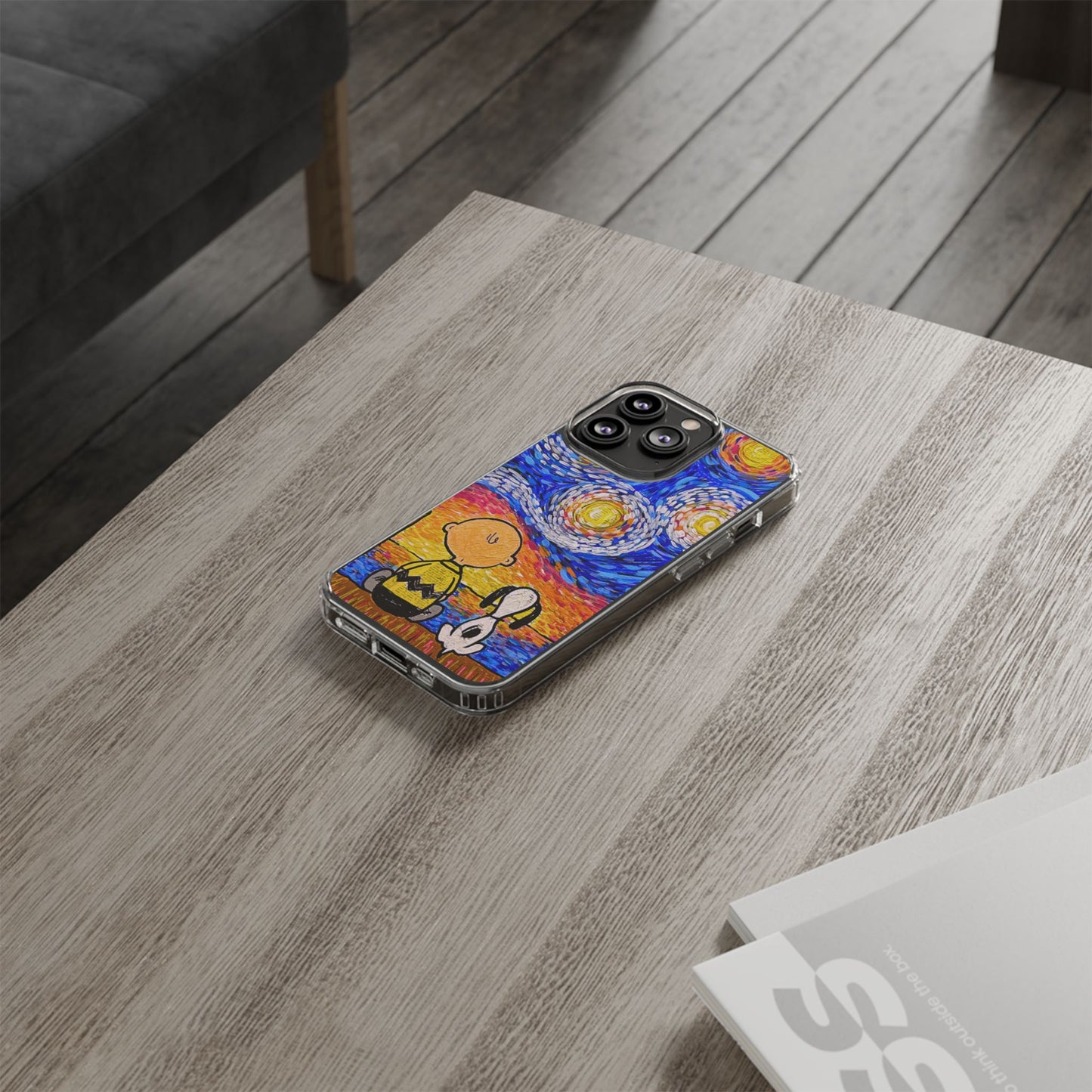 Phone Case: Starry Night at Lake Clear Cases