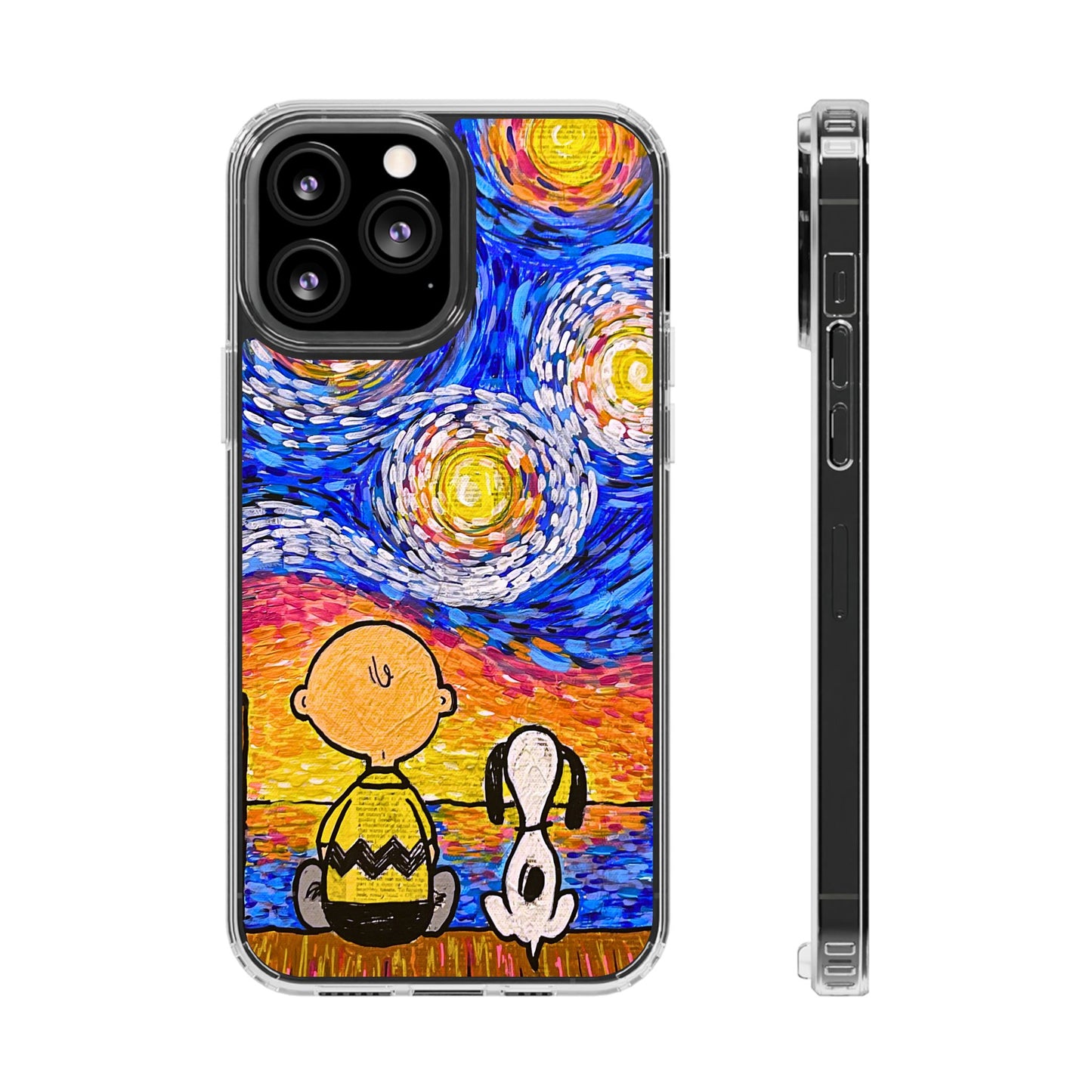 Phone Case: Starry Night at Lake Clear Cases