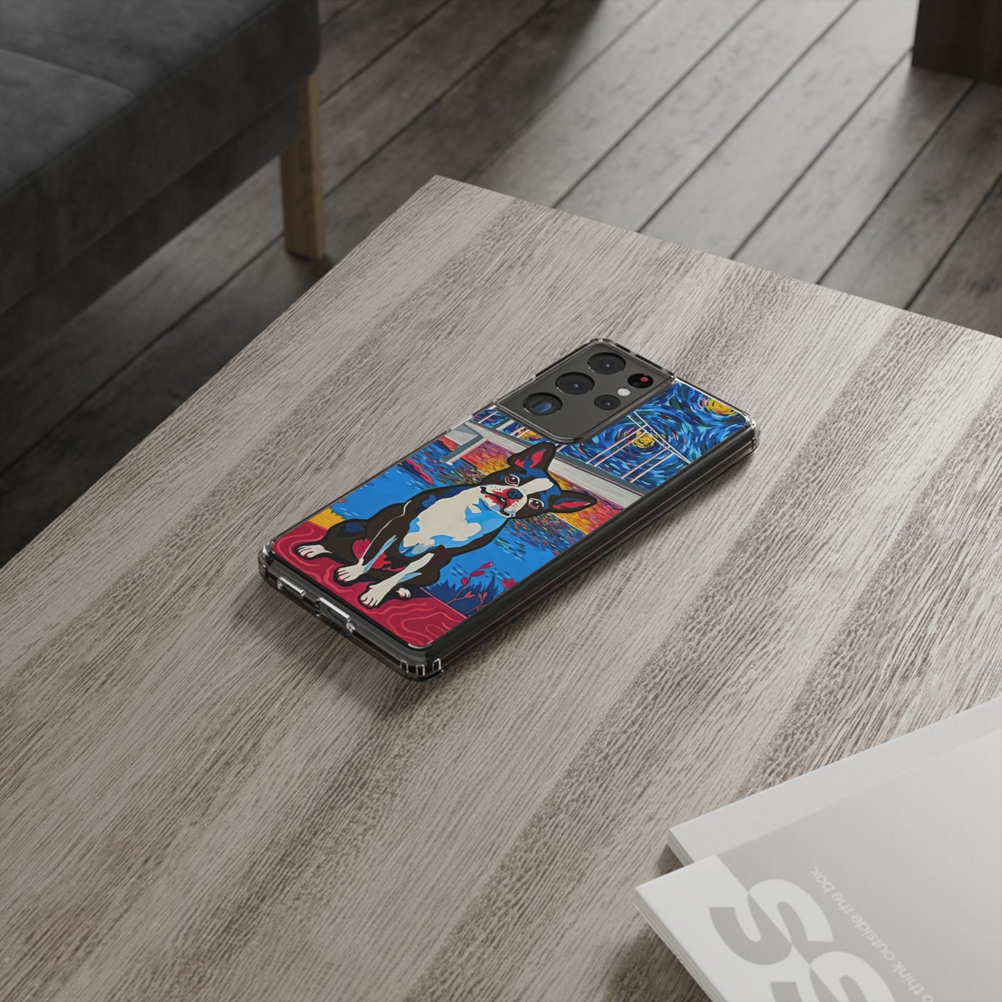 Phone Case: Boston Terrier Clear Cases