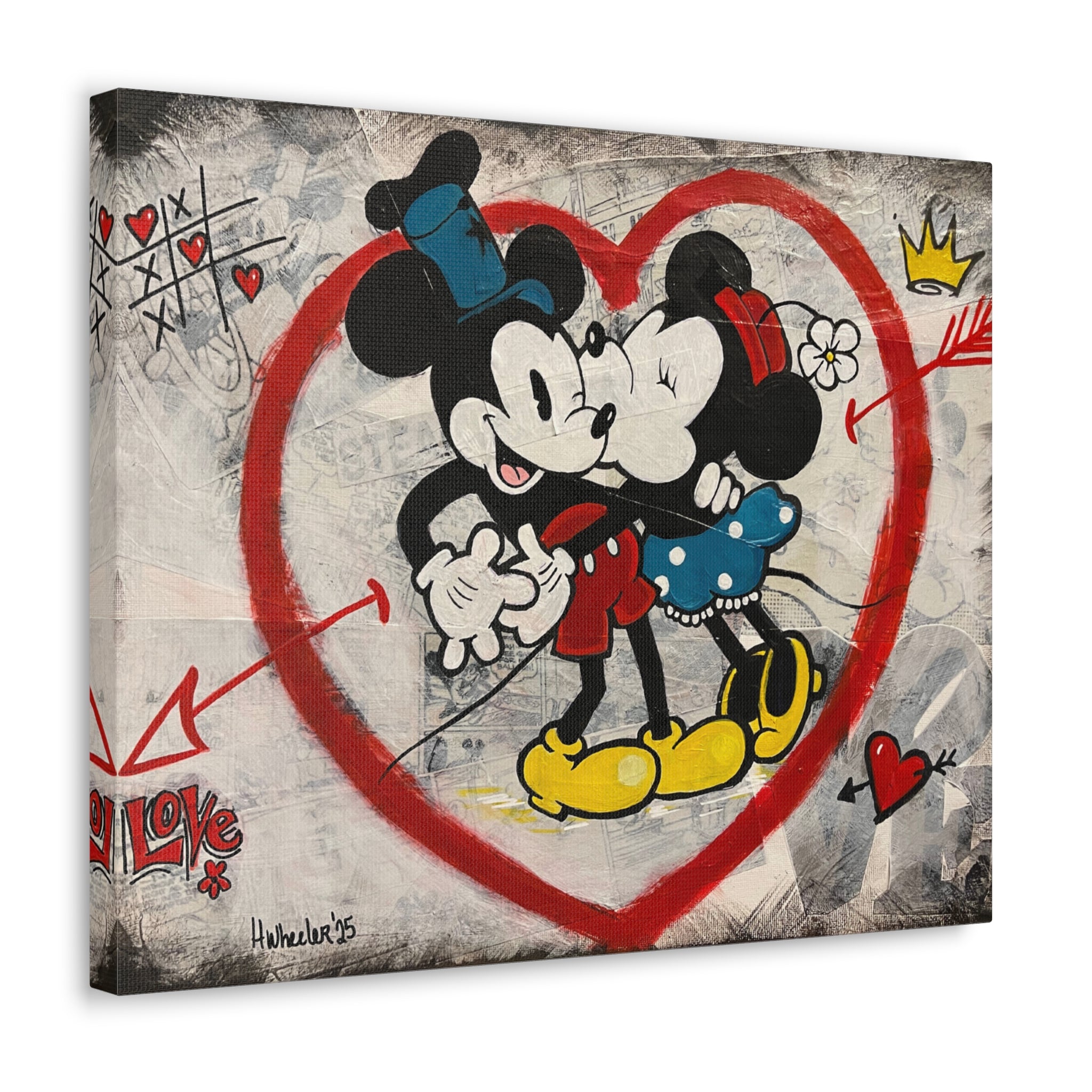 Art: Steamboat Willie Canvas Gallery Wraps