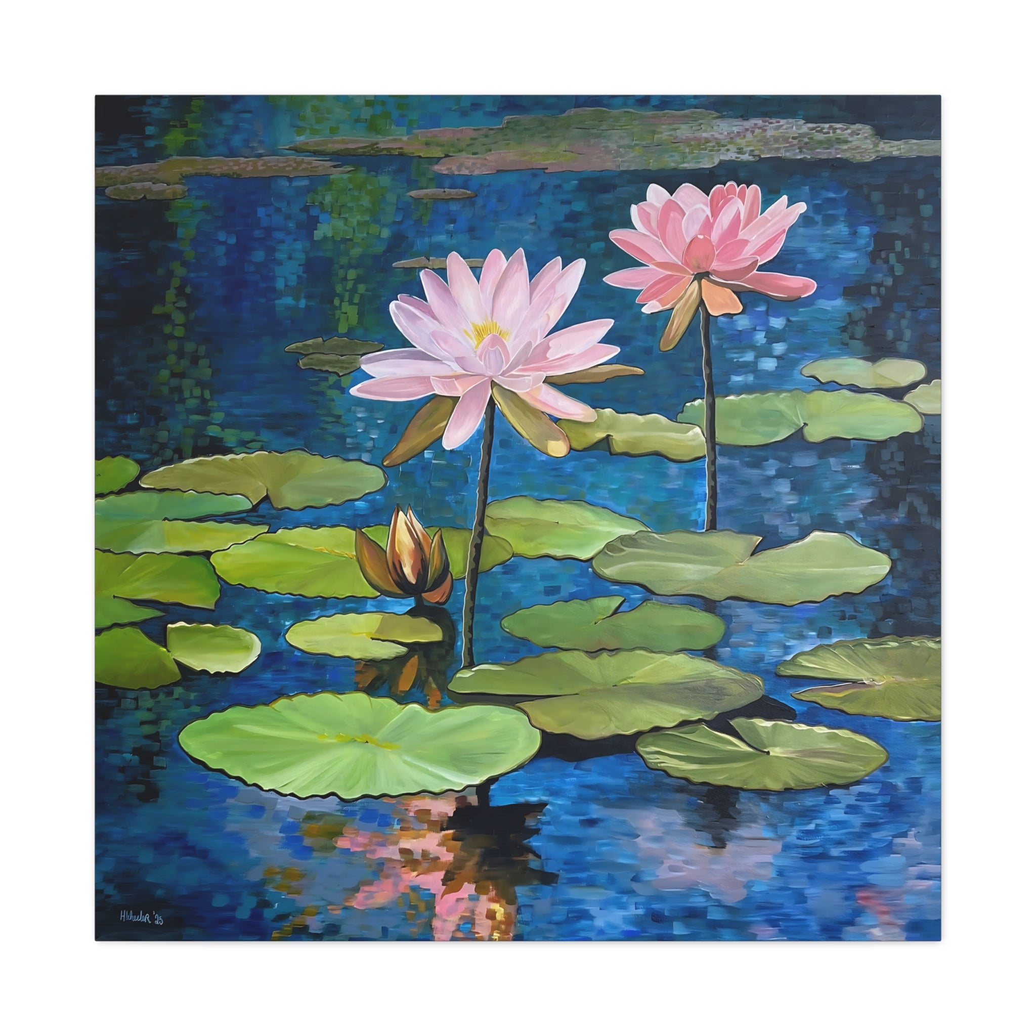 Art: Lotus Flower Canvas Print
