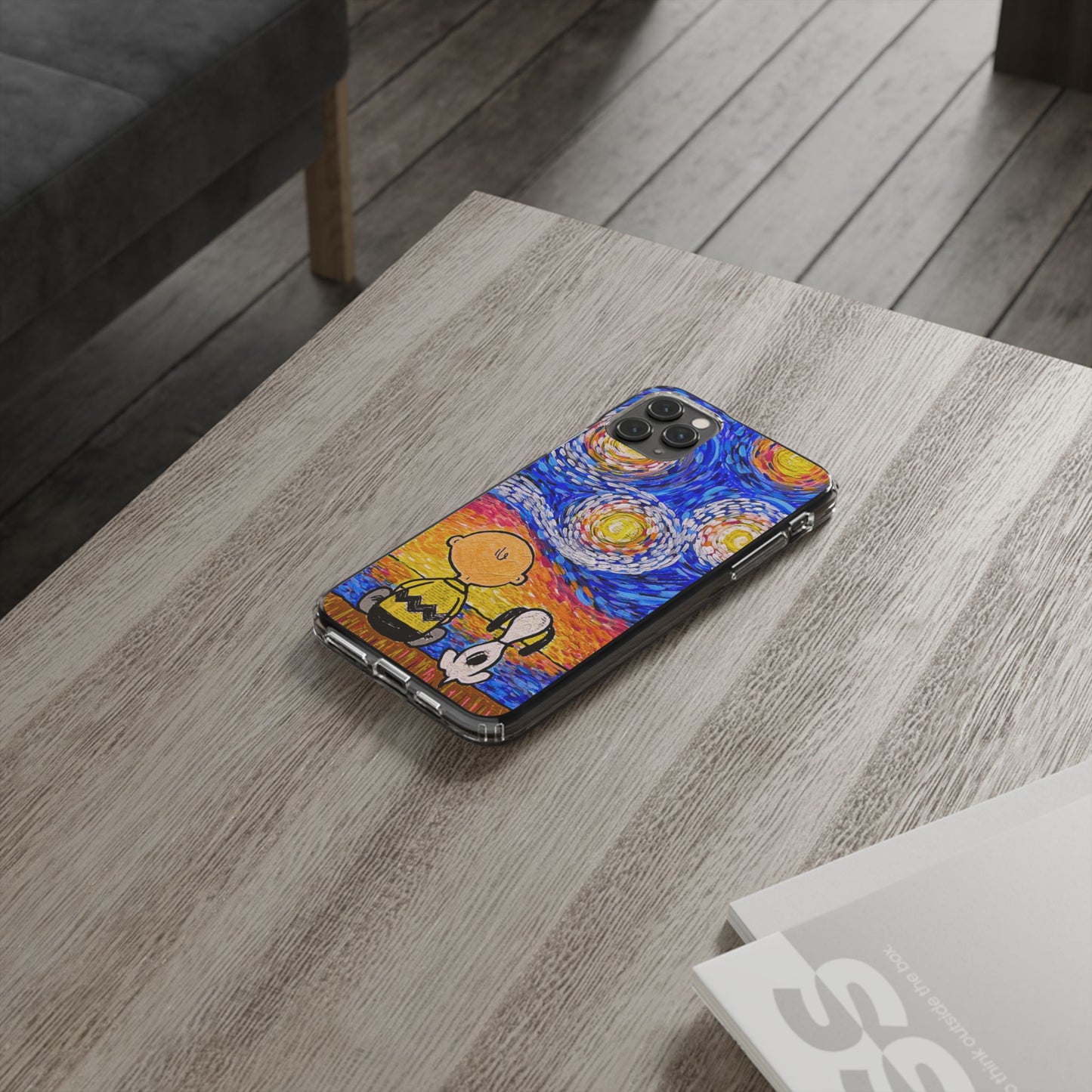 Phone Case: Starry Night at Lake Clear Cases