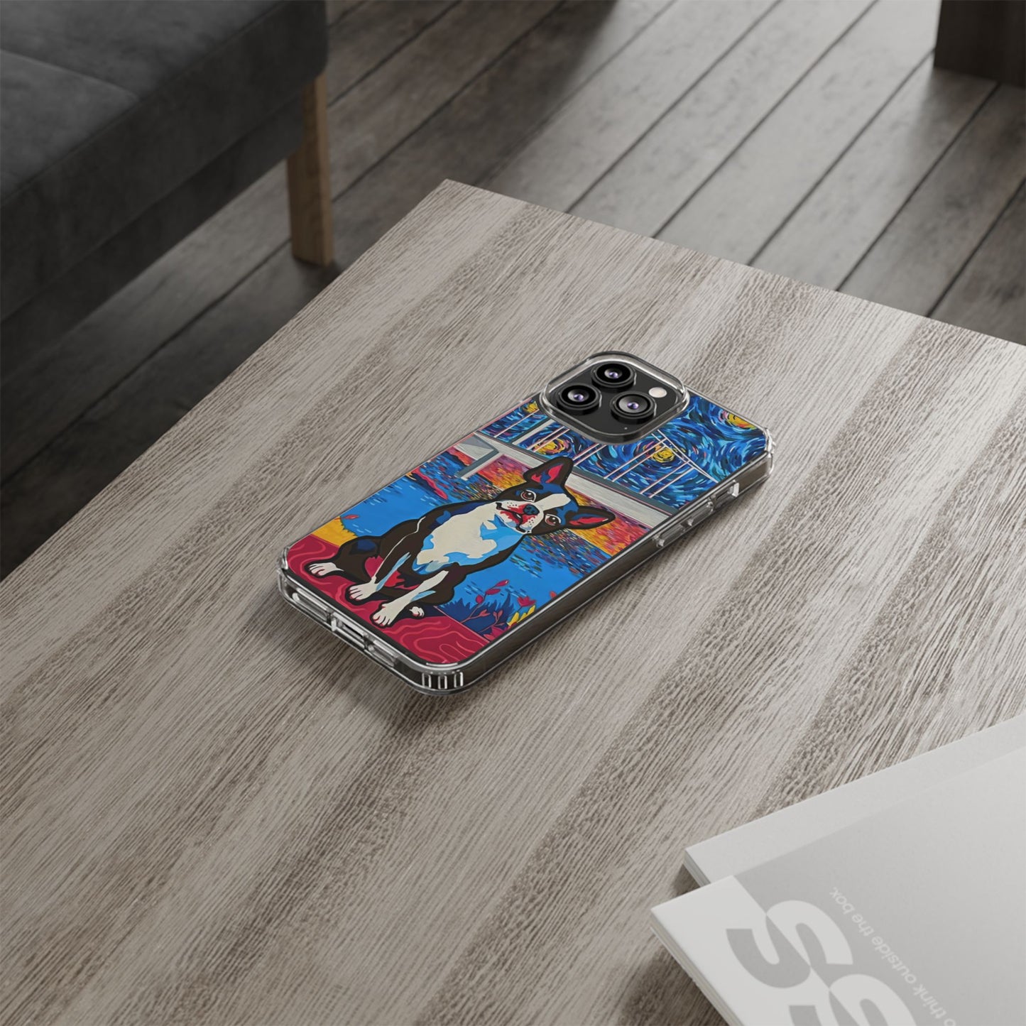 Phone Case: Boston Terrier Clear Cases