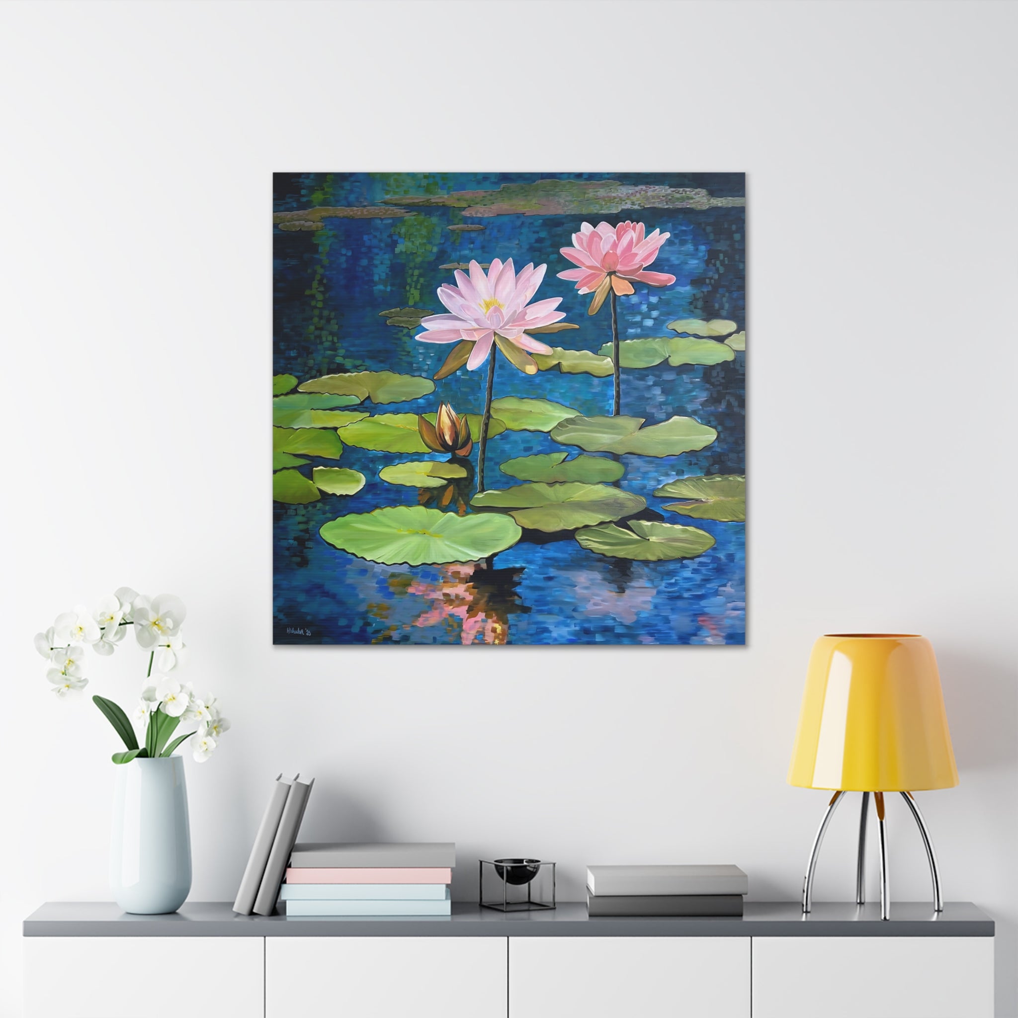 Art: Lotus Flower Canvas Print