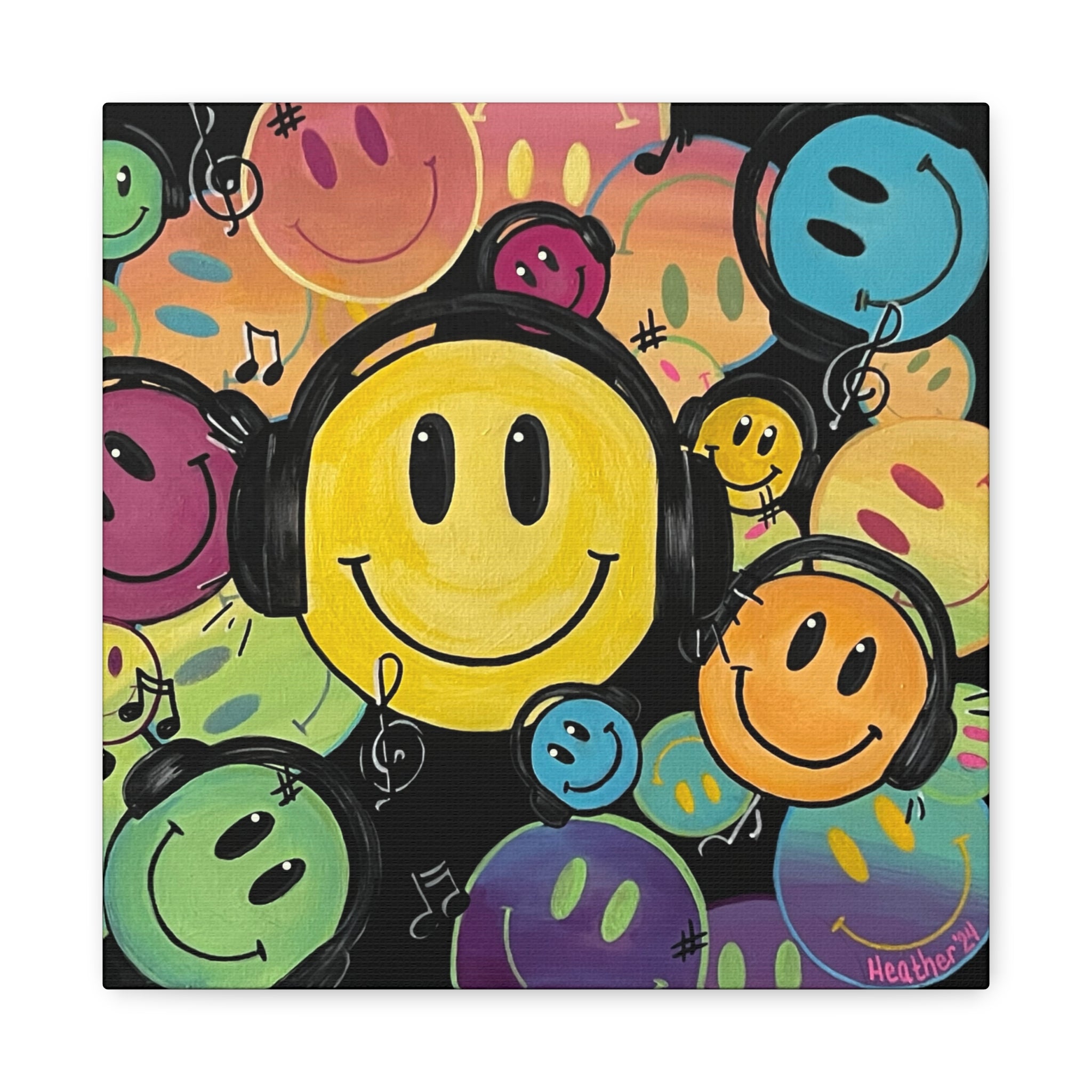 Art: Smile Verse Canvas Print