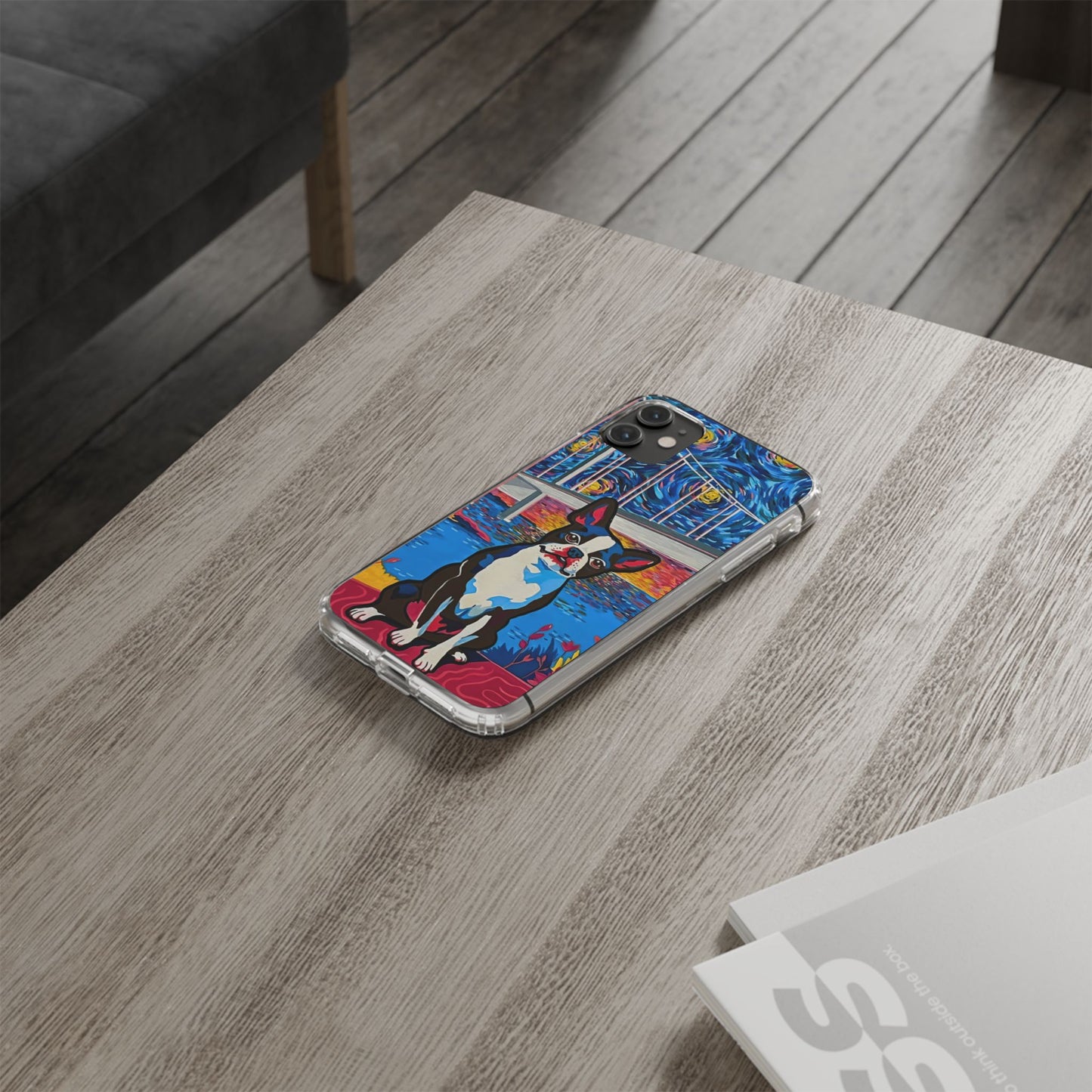 Phone Case: Boston Terrier Clear Cases