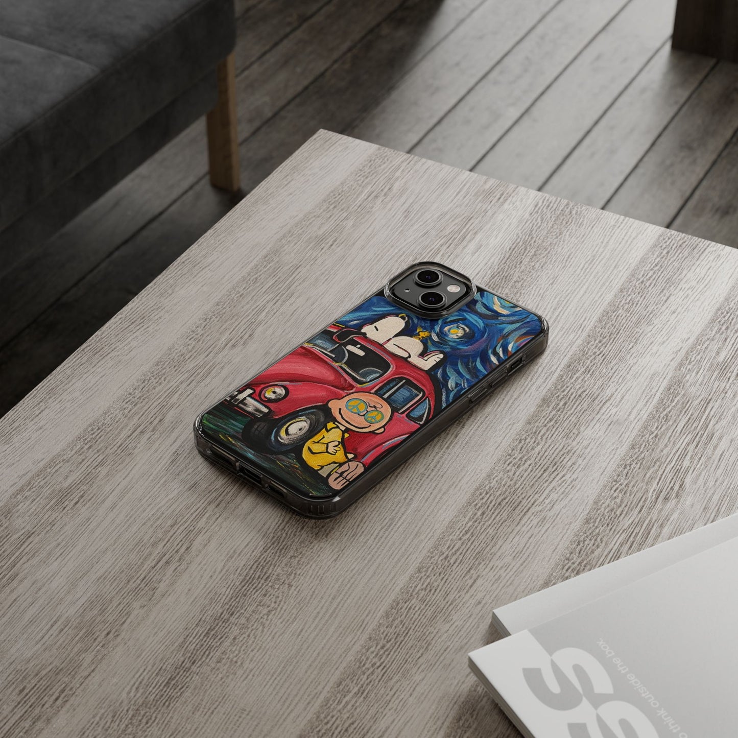 Phone Case: Starry Night with Bug Clear Cases