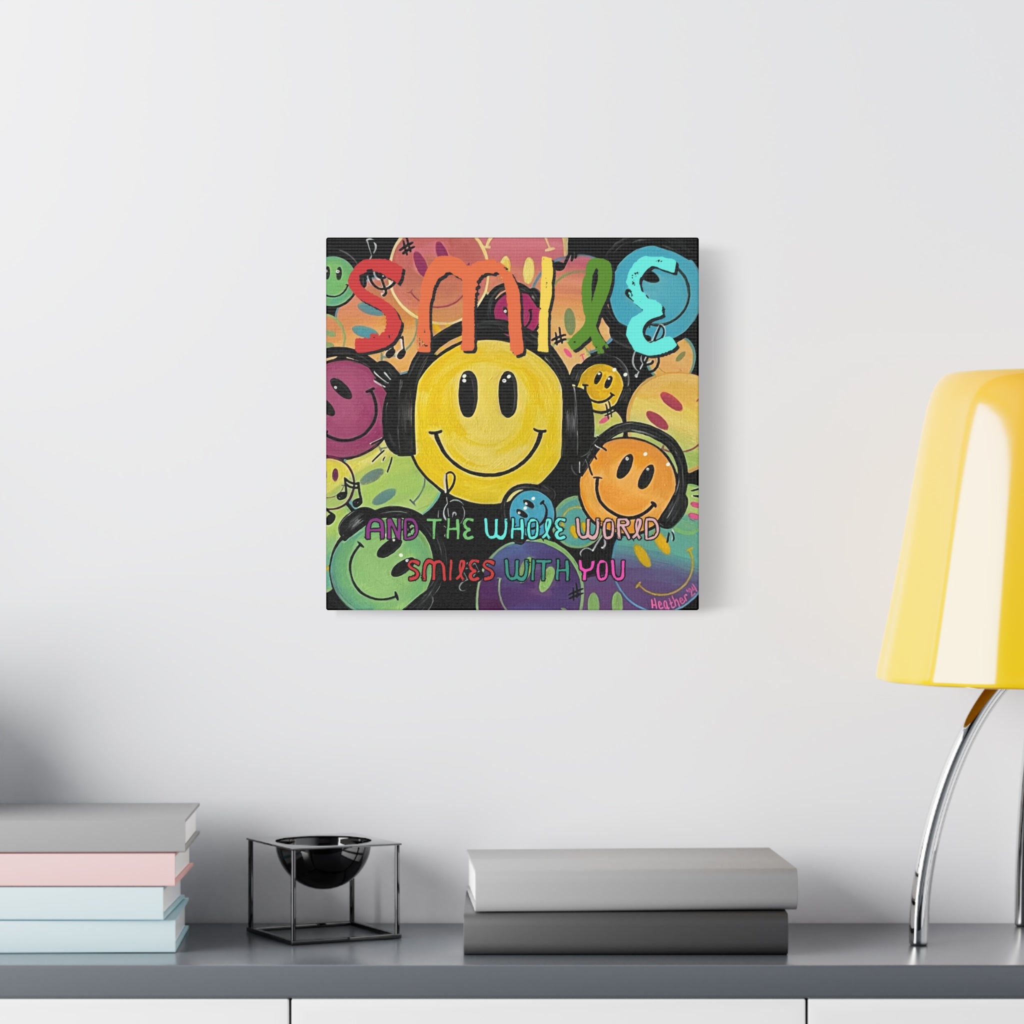 Art: Smile Canvas Print