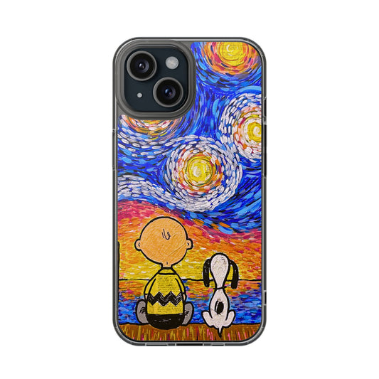 Phone Case: Starry Night at Lake Clear Cases