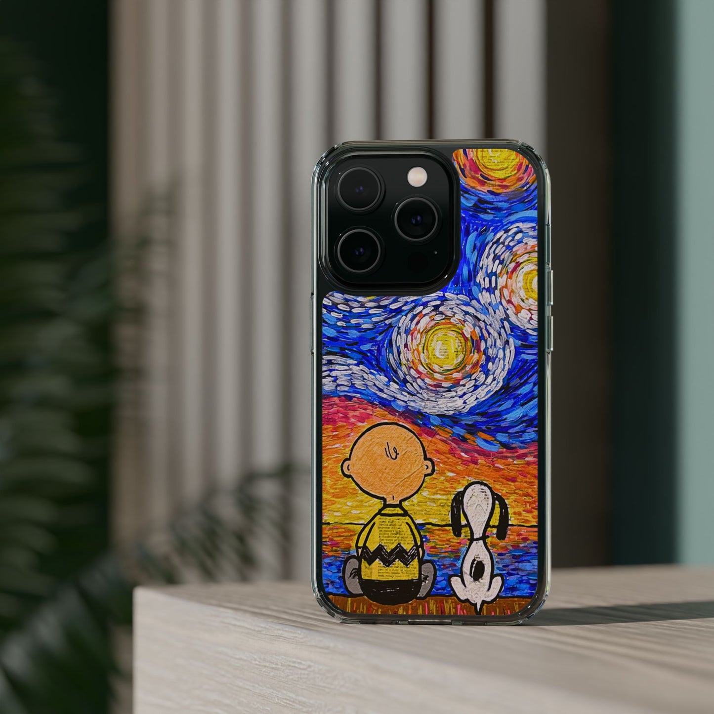 Phone Case: Starry Night at Lake Clear Cases