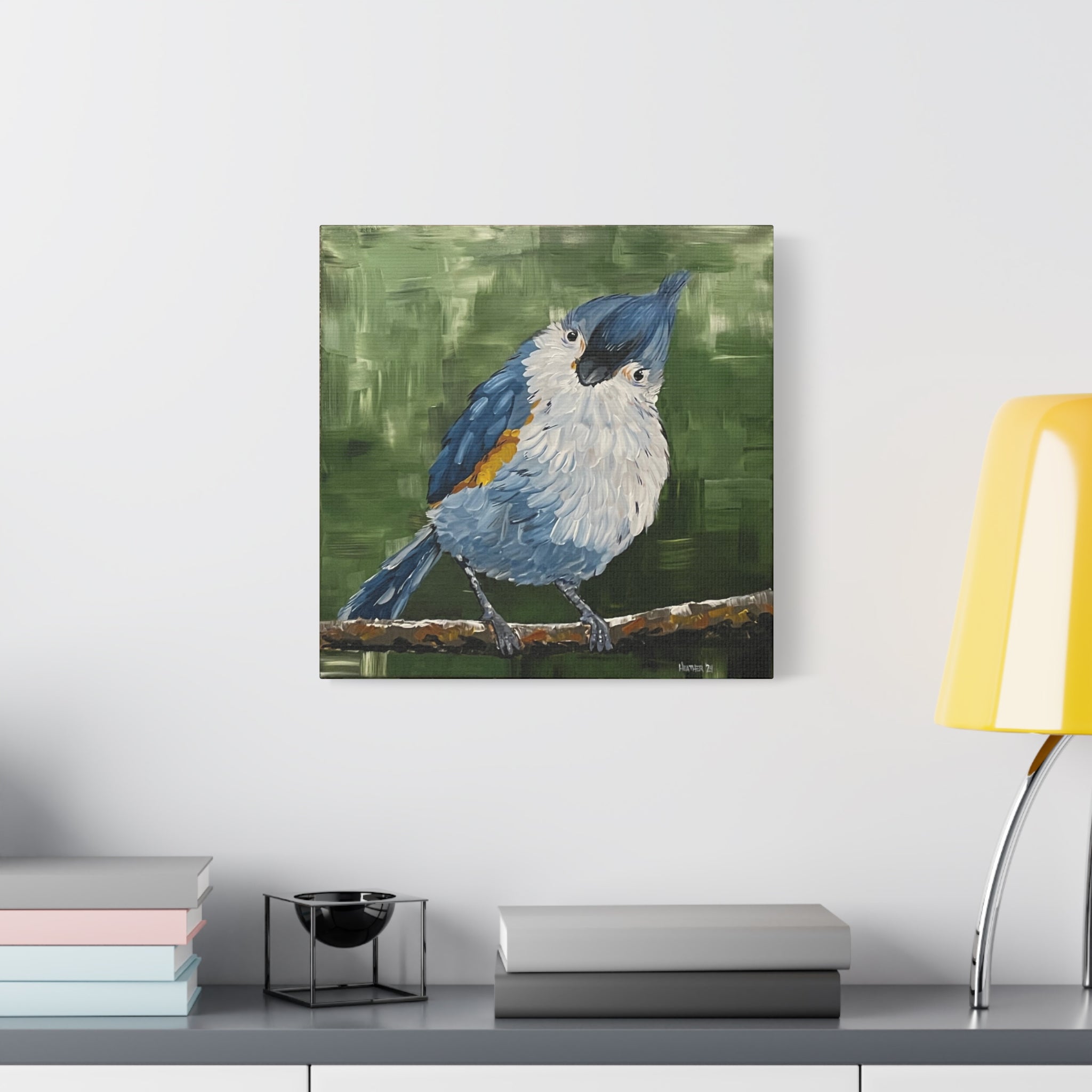 Art: Tufted Titmouse Bird Print Canvas Print