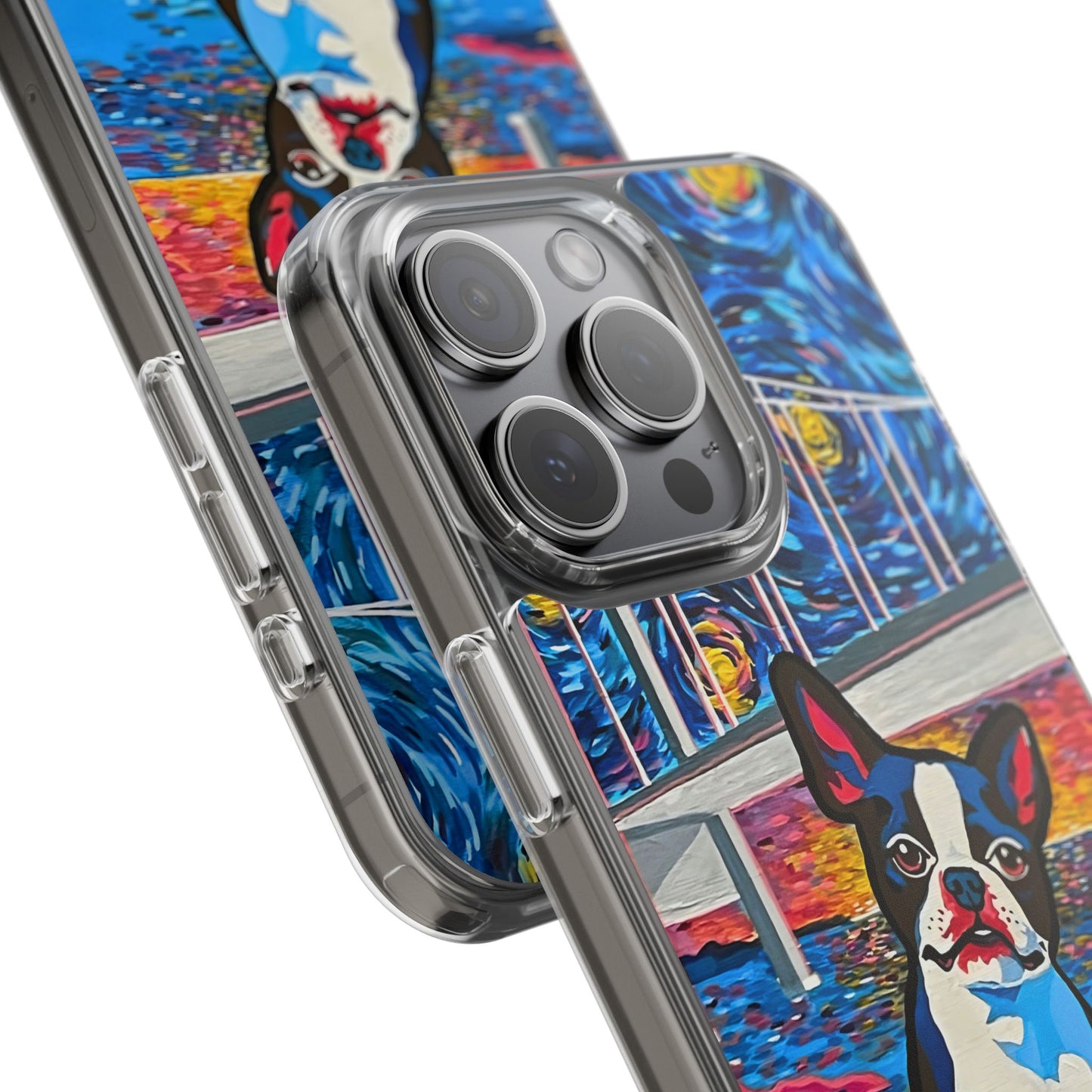 Phone Case: Boston Terrier Clear Cases