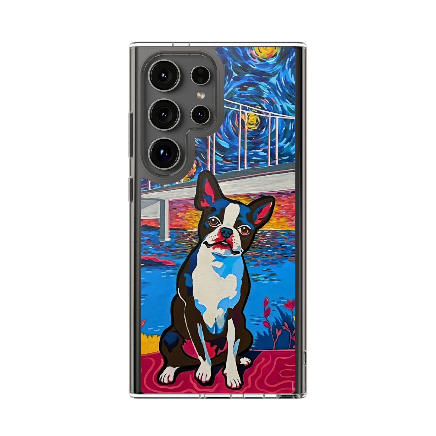 Phone Case: Boston Terrier Clear Cases