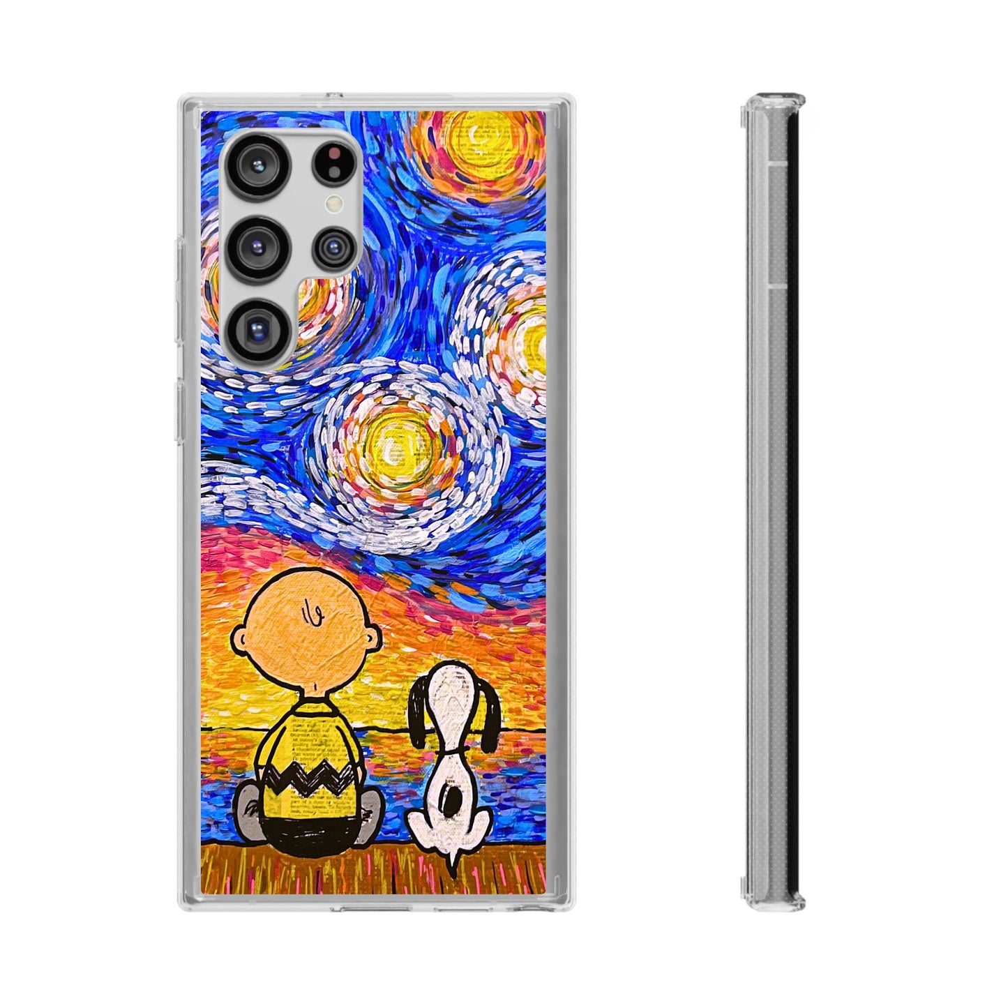 Phone Case: Starry Night at Lake Clear Cases
