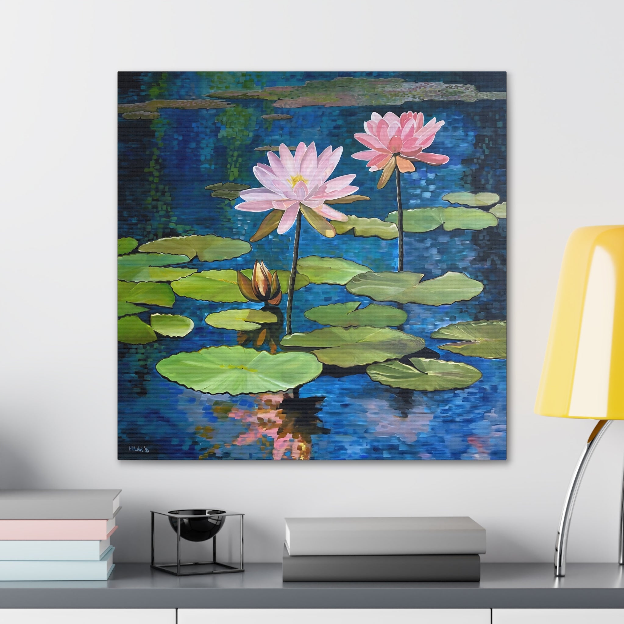 Art: Lotus Flower Canvas Print