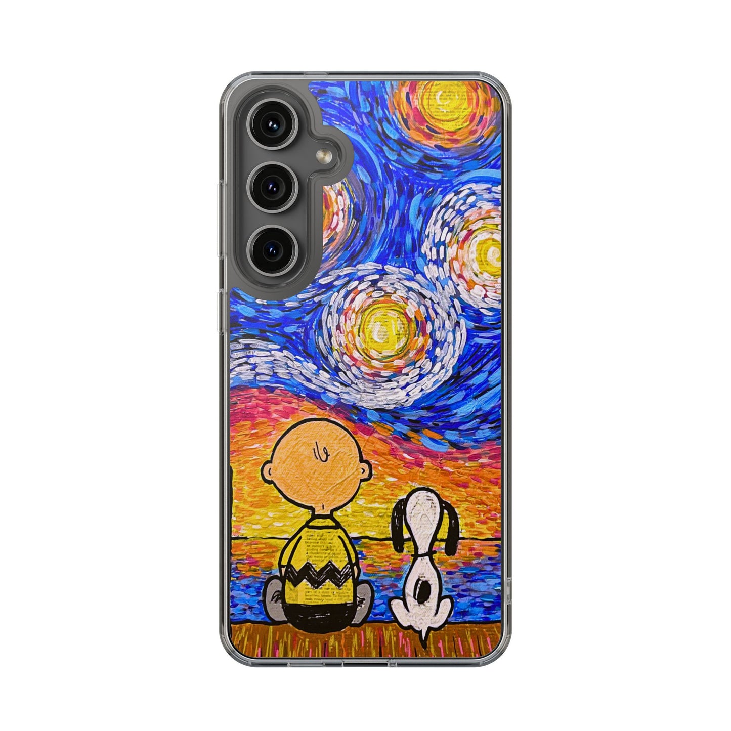 Phone Case: Starry Night at Lake Clear Cases