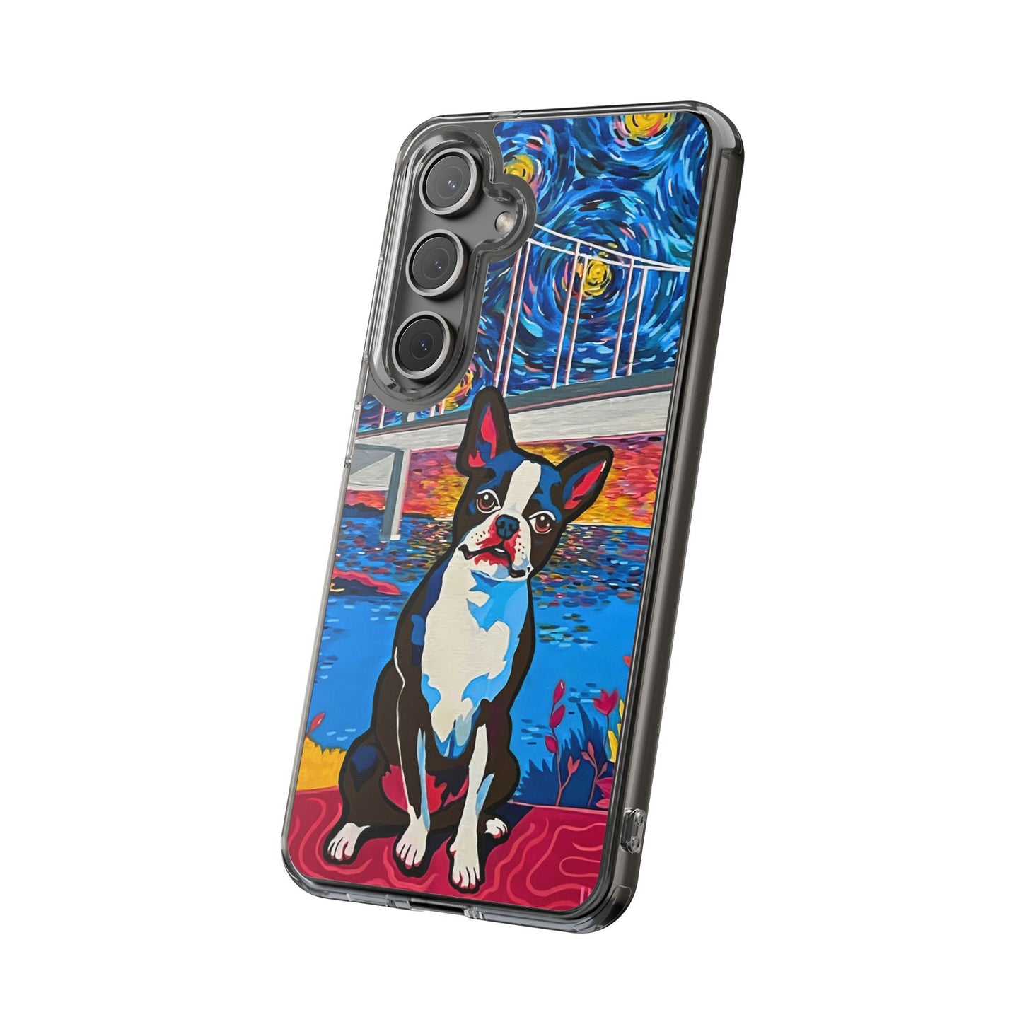 Phone Case: Boston Terrier Clear Cases