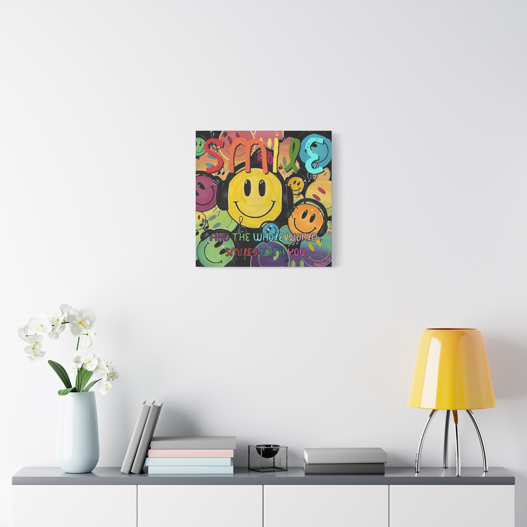 Art: Smile Canvas Print